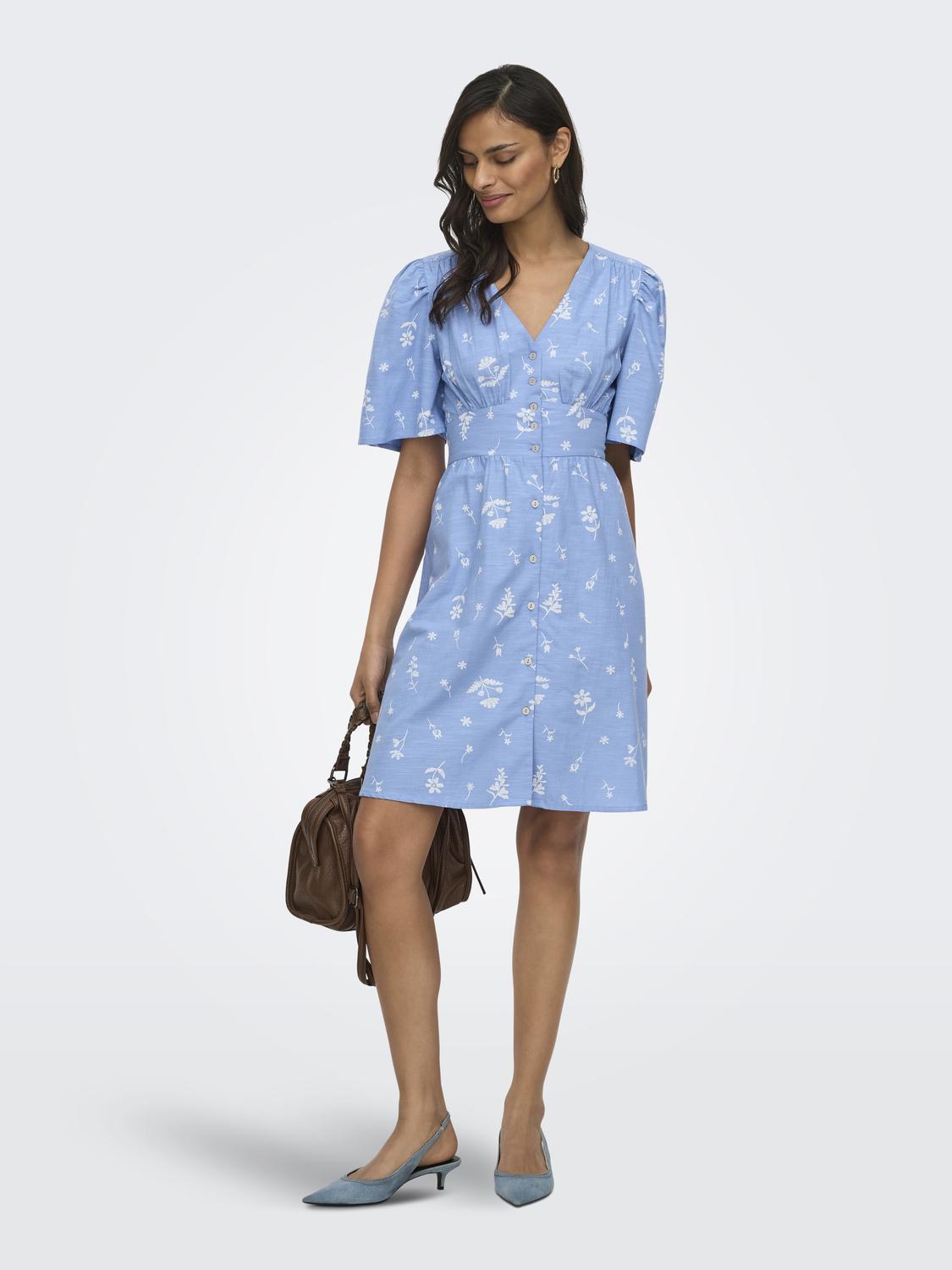 JDYNORA 2/4 SHORT DRESS WVN - 6