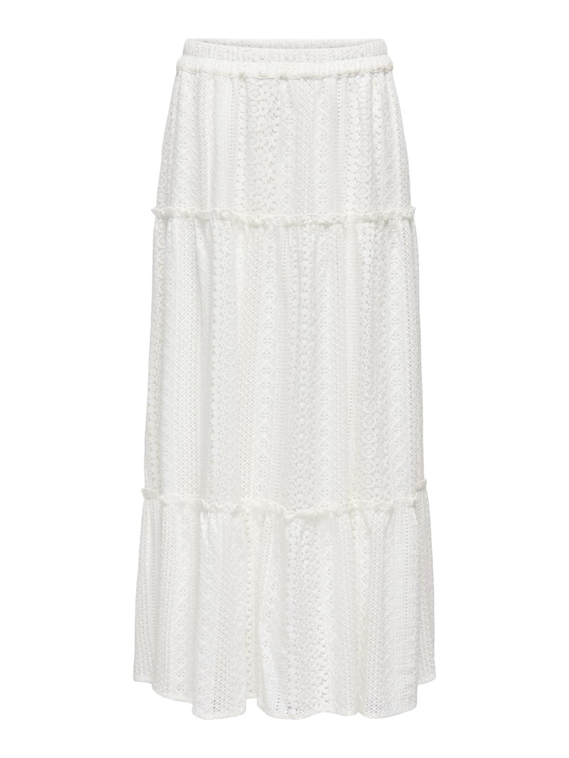 PGHELENA LACE LONG SKIRT WVN CS