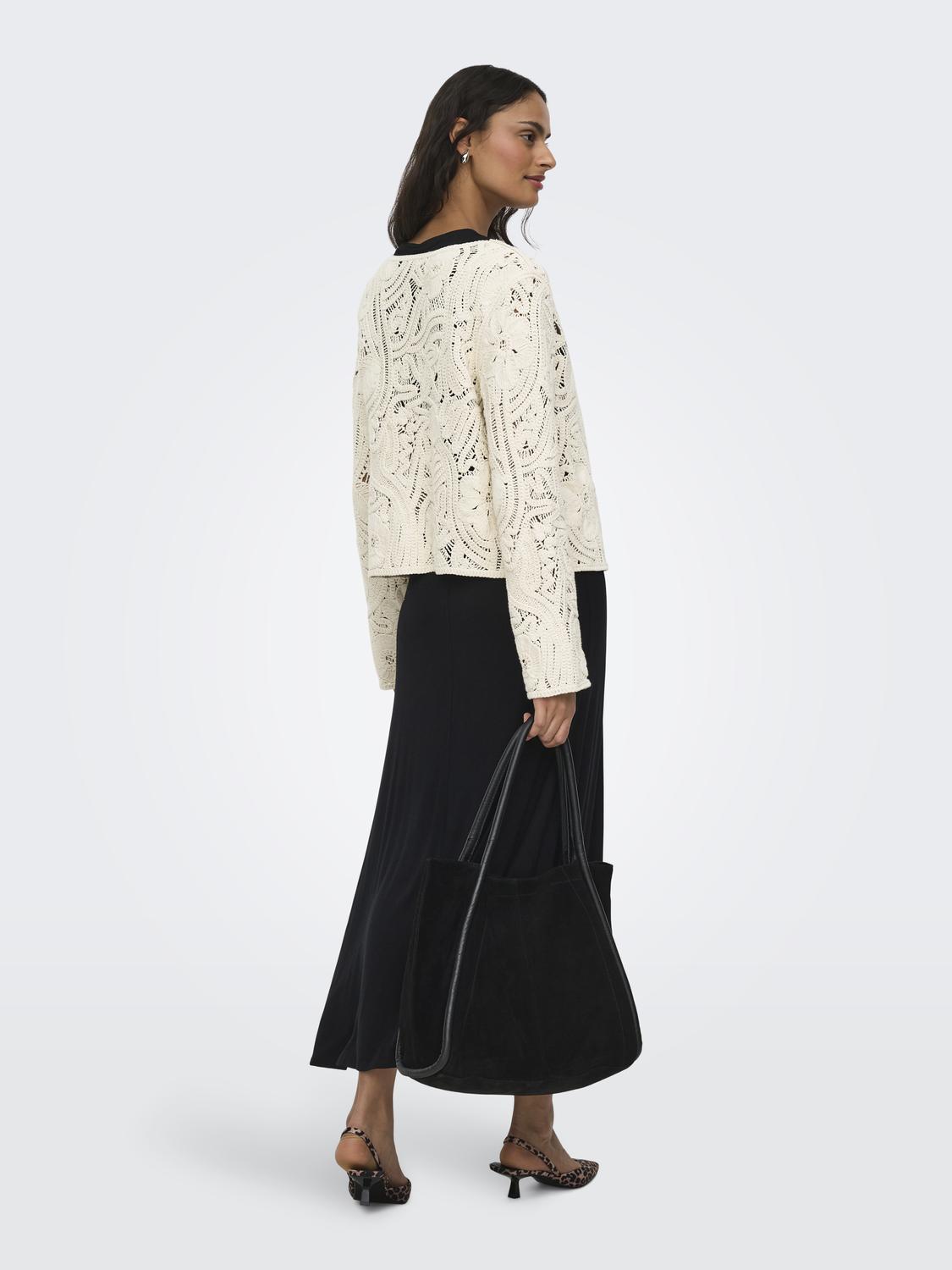 JDYZANKA L/S CROCHET CARDIGAN JRS - 2