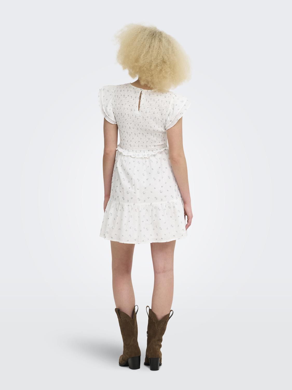 ONLDIONE S/S SHORT SMOCK DRESS WVN EX - 2