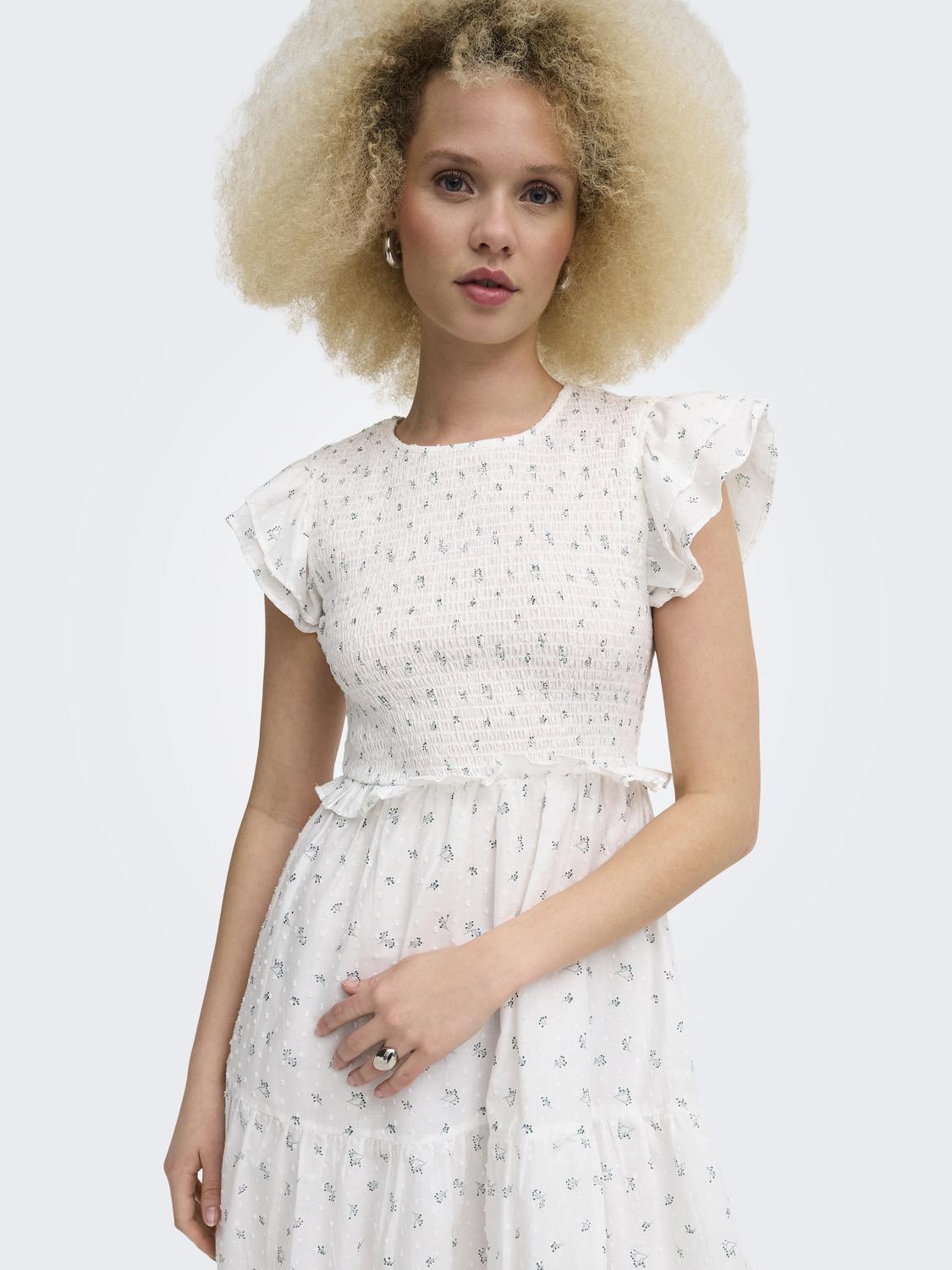 ONLDIONE S/S SHORT SMOCK DRESS WVN EX - 4