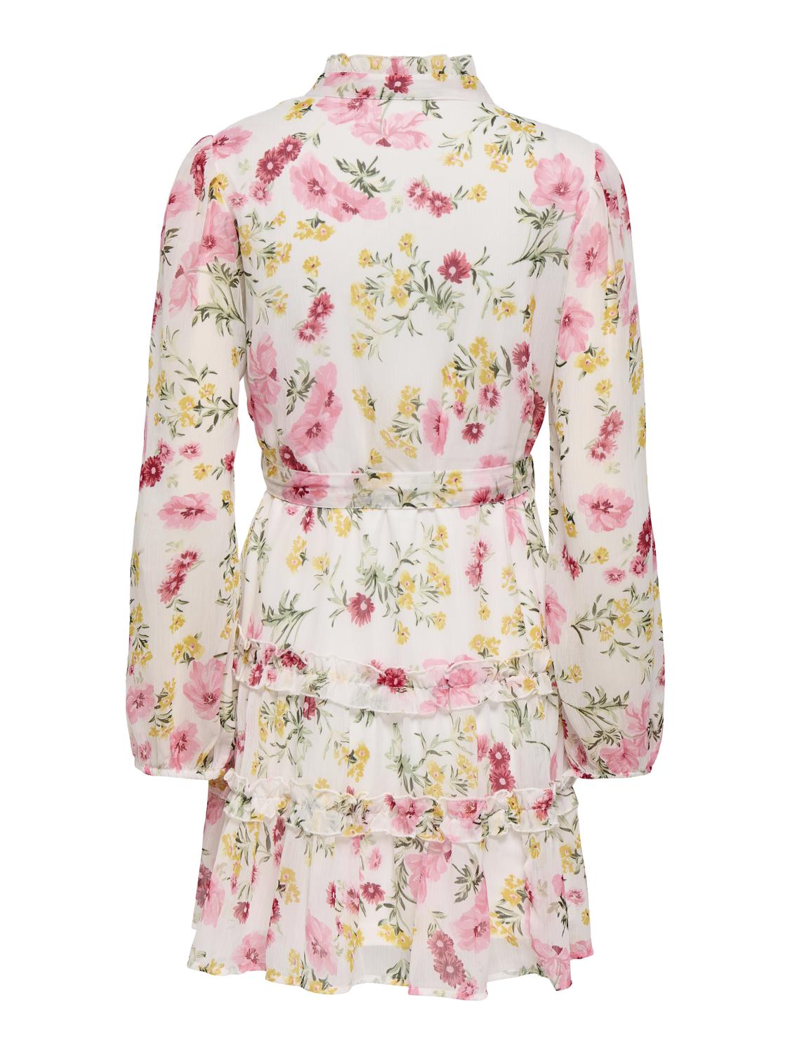 PGAGNES L/S SHORT DRESS WVN CS - 3