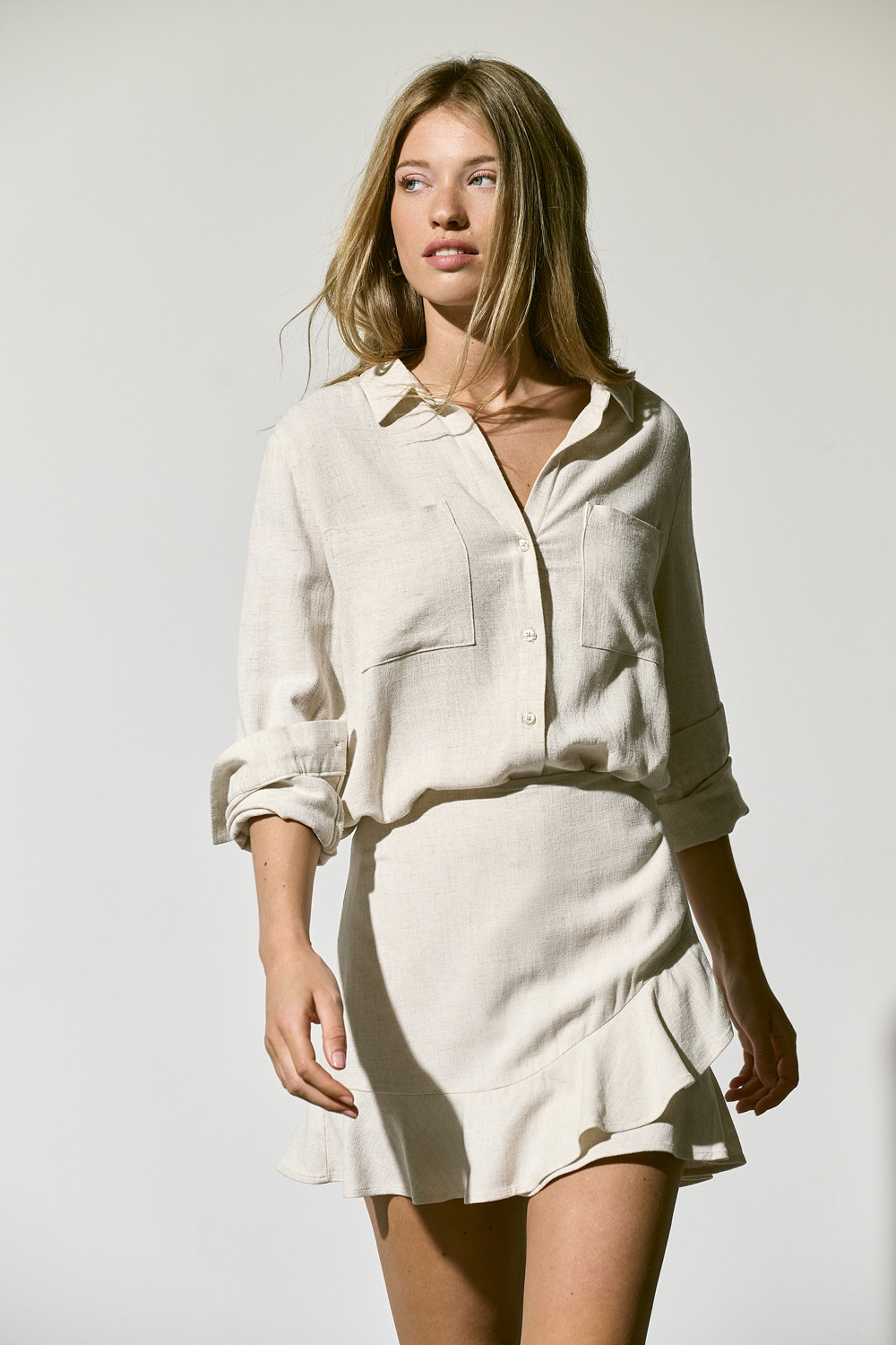 ONLTANILLA LINEN SKORT WVN