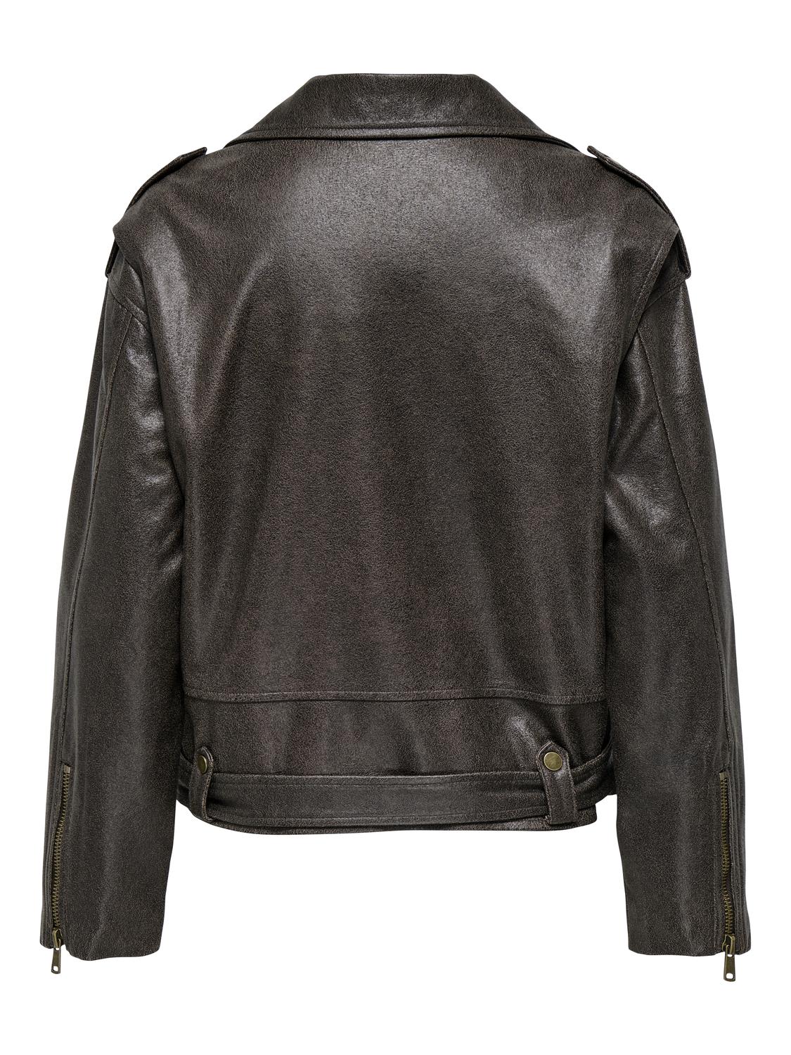 ONLCOLE FAUX LEATHER BIKER OTW - 3