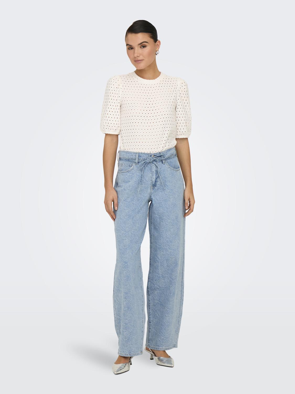 ONLGIANNA MW STRAIGHT FLOWER DNM BJ - 6
