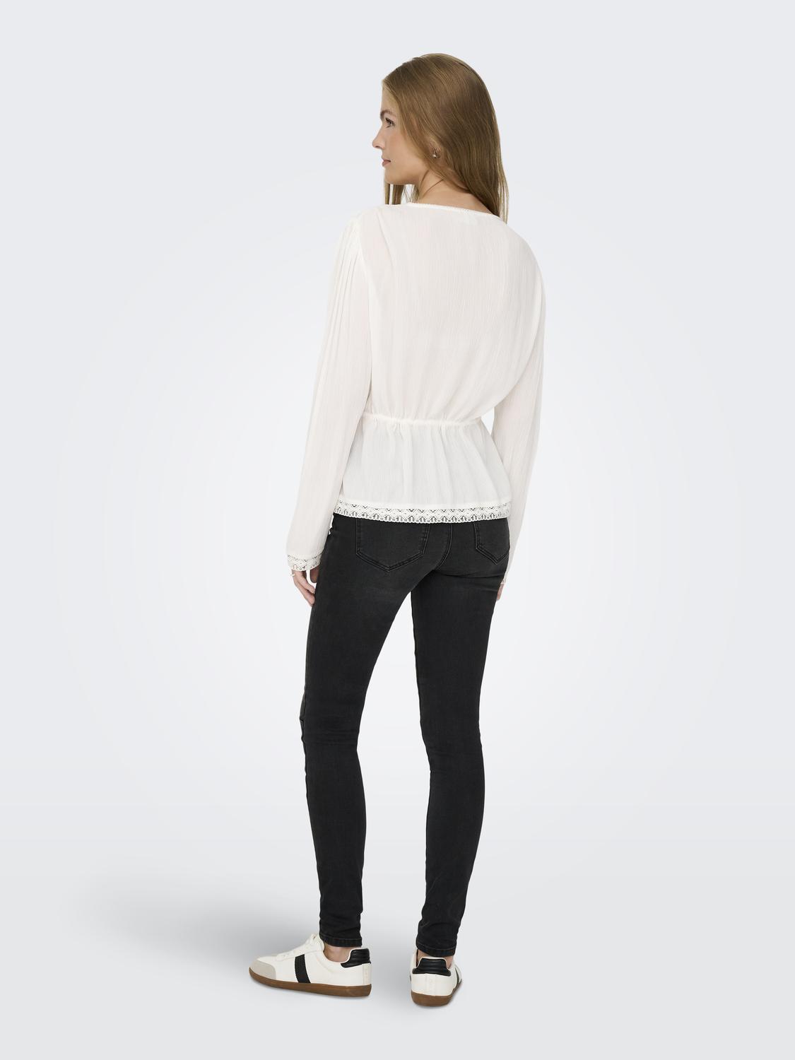 JDYCAMILLE L/S EMBROIDERY TOP WVN EXP - 2