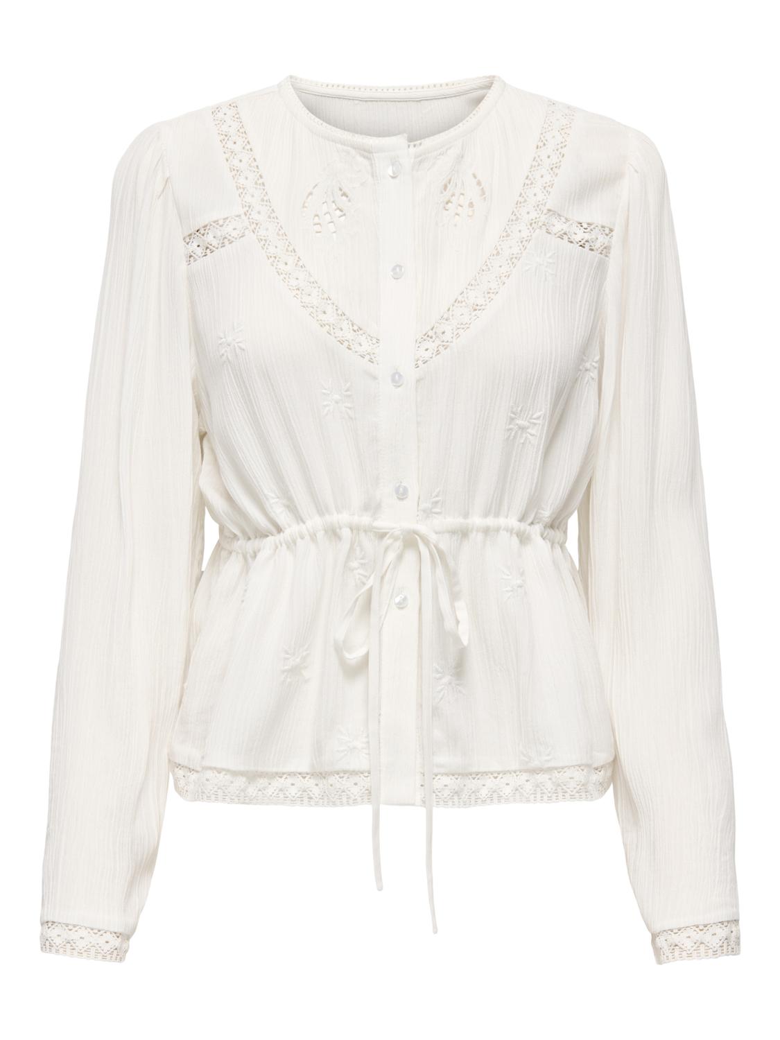 JDYCAMILLE L/S EMBROIDERY TOP WVN EXP - 3