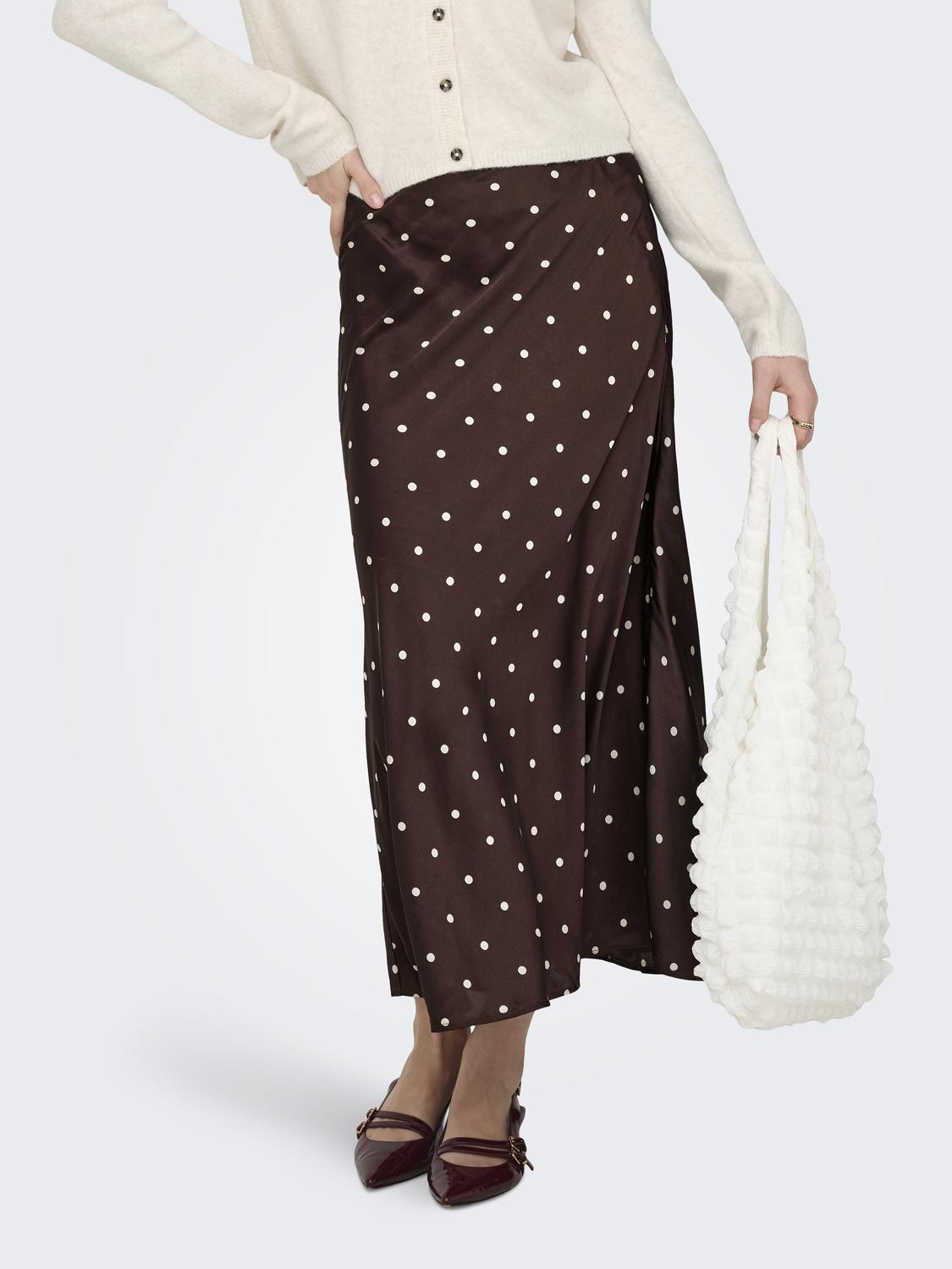 JDYHAILEY SATIN MW MIDI SKIRT WVN EXP