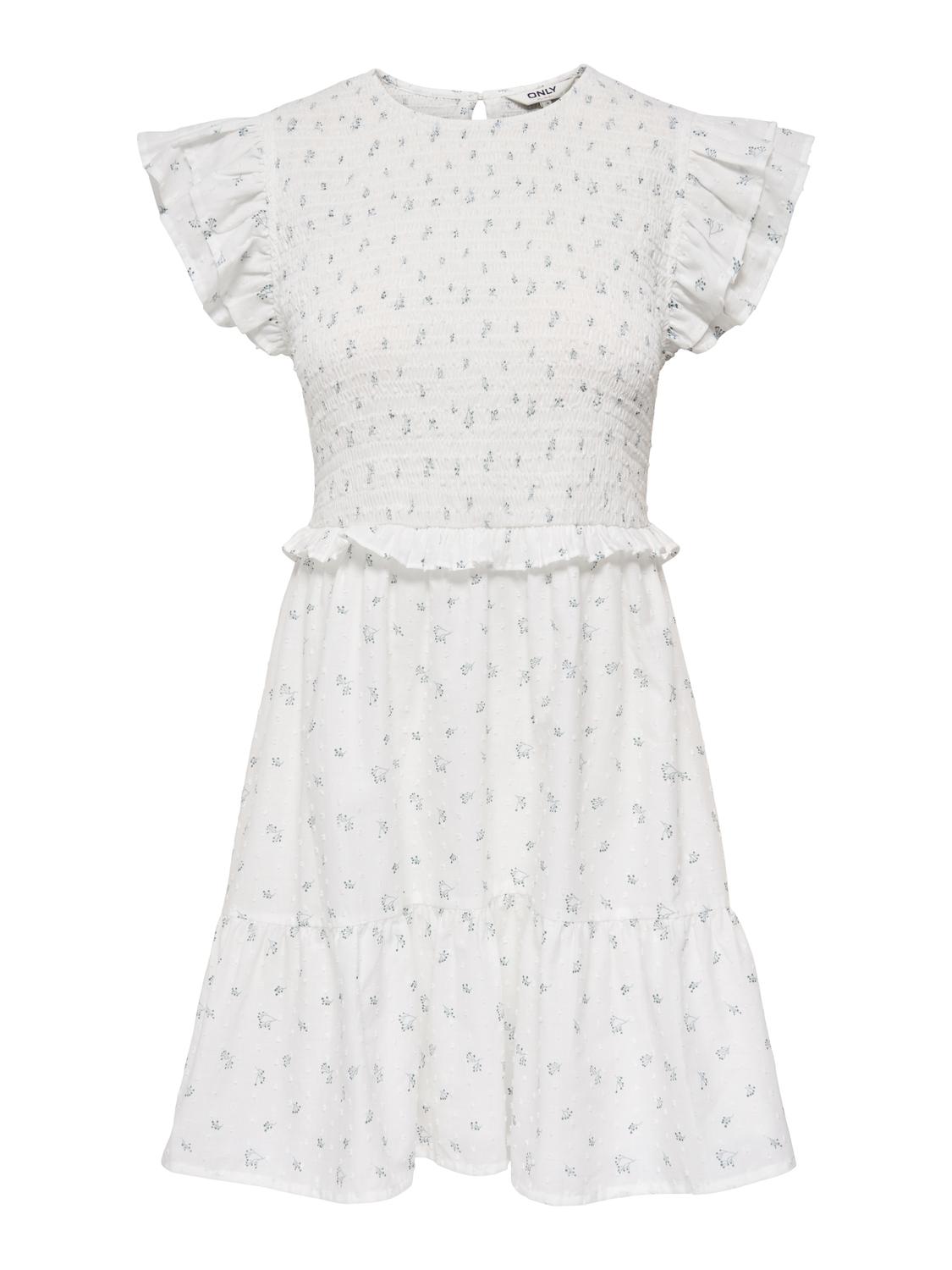 ONLDIONE S/S SHORT SMOCK DRESS WVN EX - 3