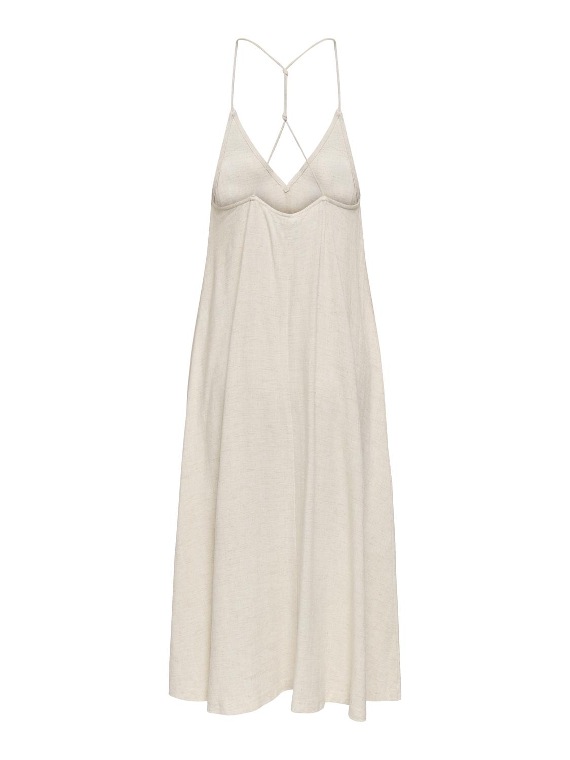 ONLSIESTA LINEN BLE LONG STRAP DRESS PNT - 3