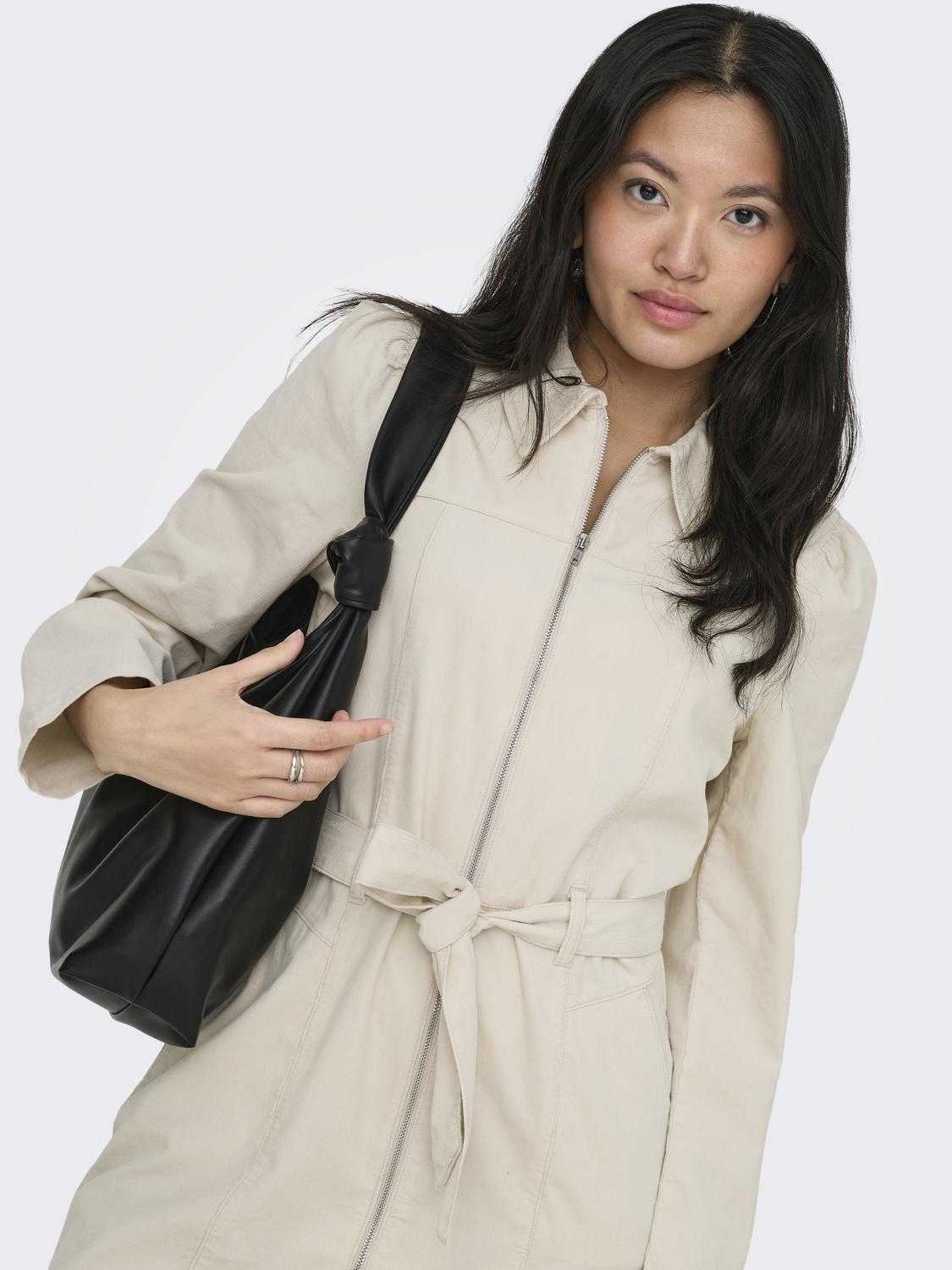 ONLAIME L/S ZIP BELT CORD DRESS PNT - 5