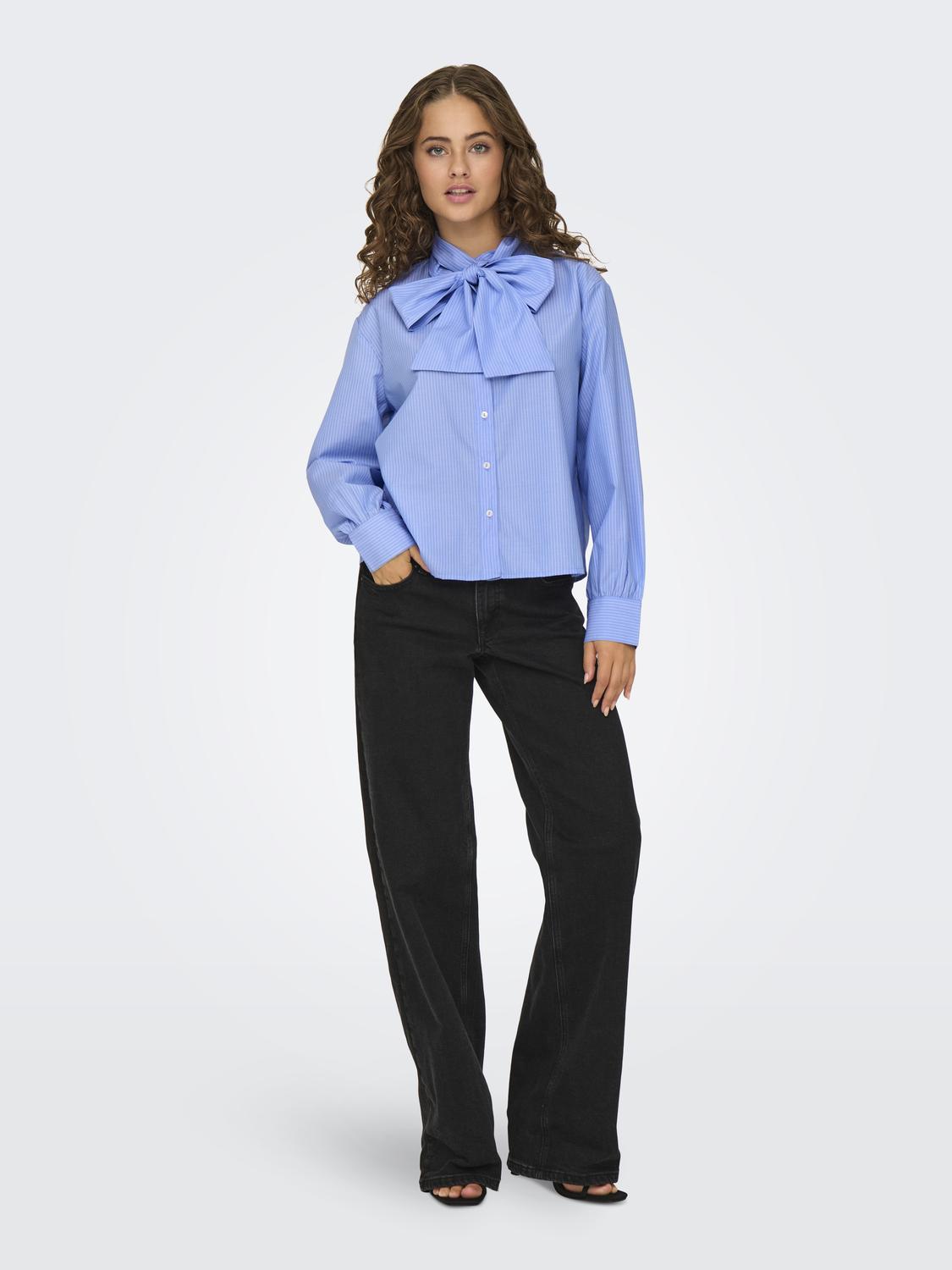 ONLESTELLE L/S TIE SHIRT WVN - 6