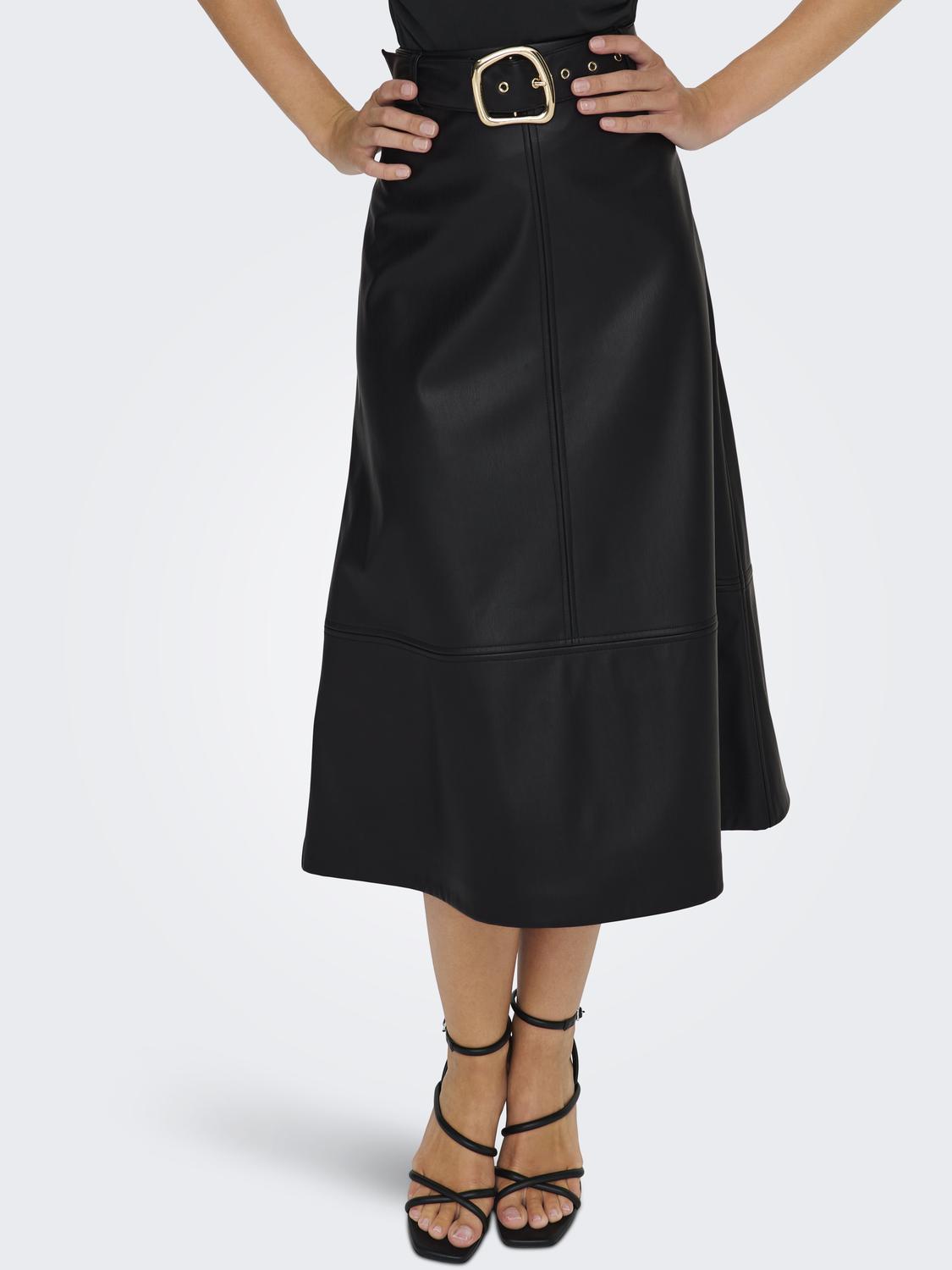 JDYANTOINE HW FAUX LEATHER SKIRT PNT - 4