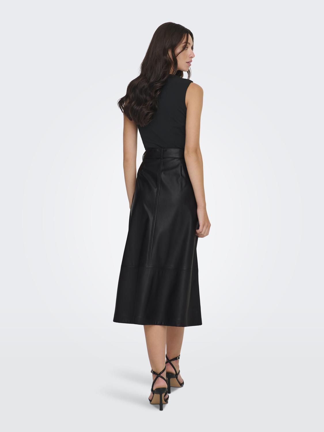 JDYANTOINE HW FAUX LEATHER SKIRT PNT - 2