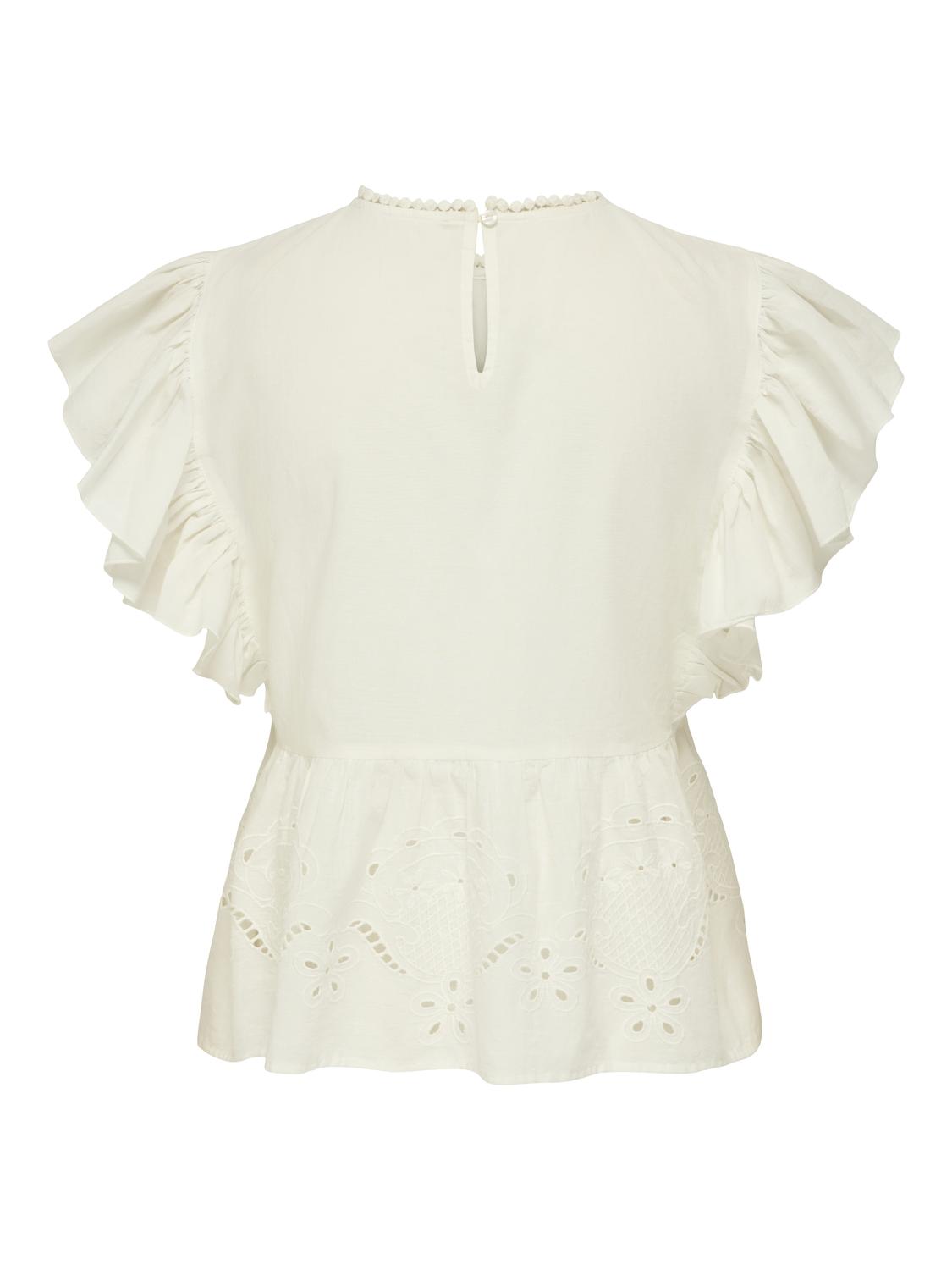 PGAMY S/S EMB TOP WVN - 2