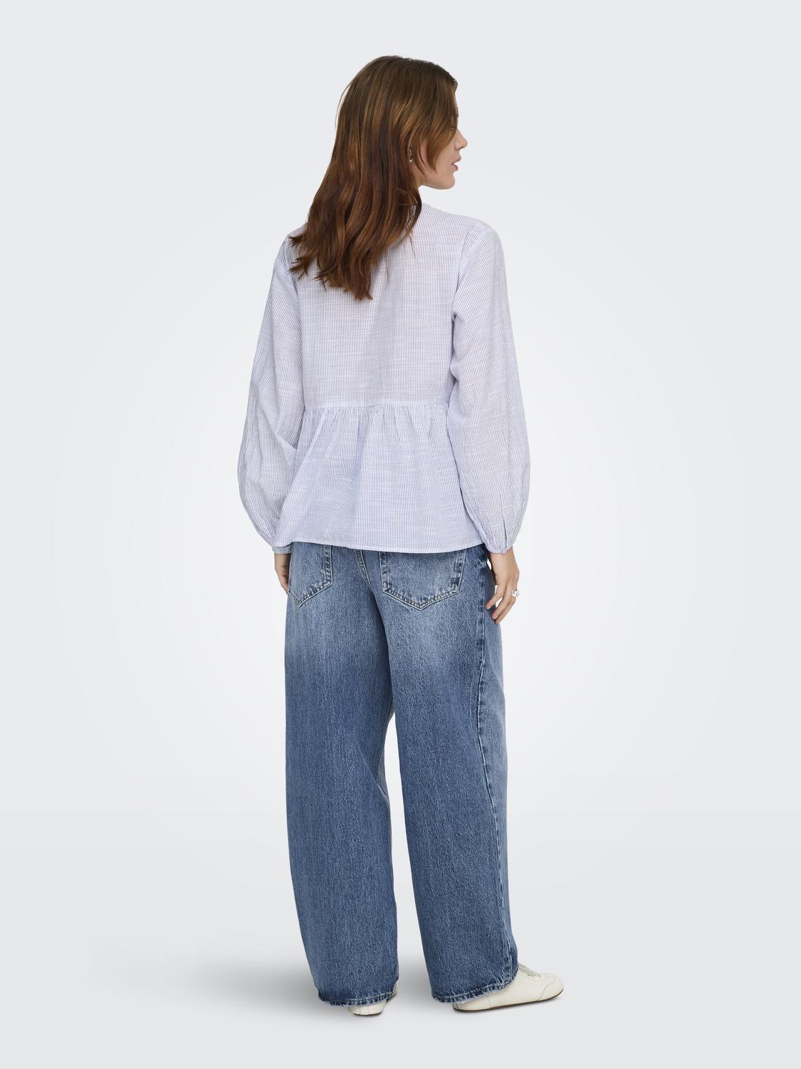 ONLNORA L/S V-NECK SHIRT NOOS WVN - 2