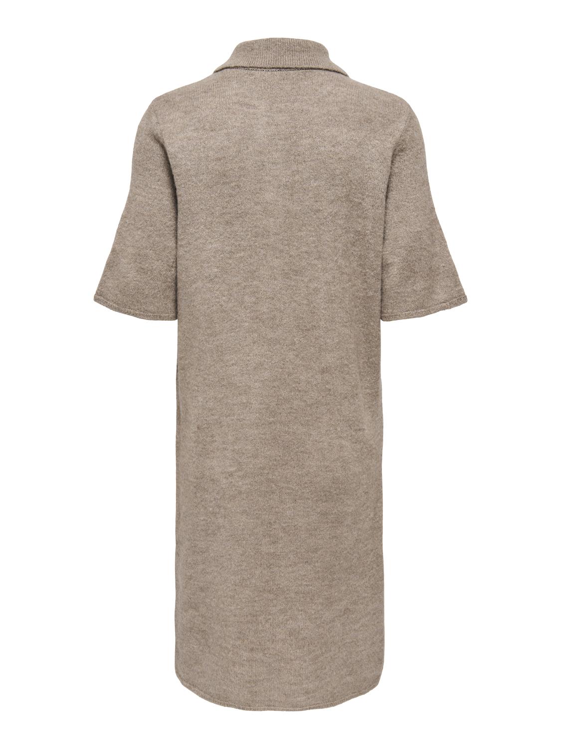 JDYCALLIE 2/4 COLLAR DRESS KNT - 2