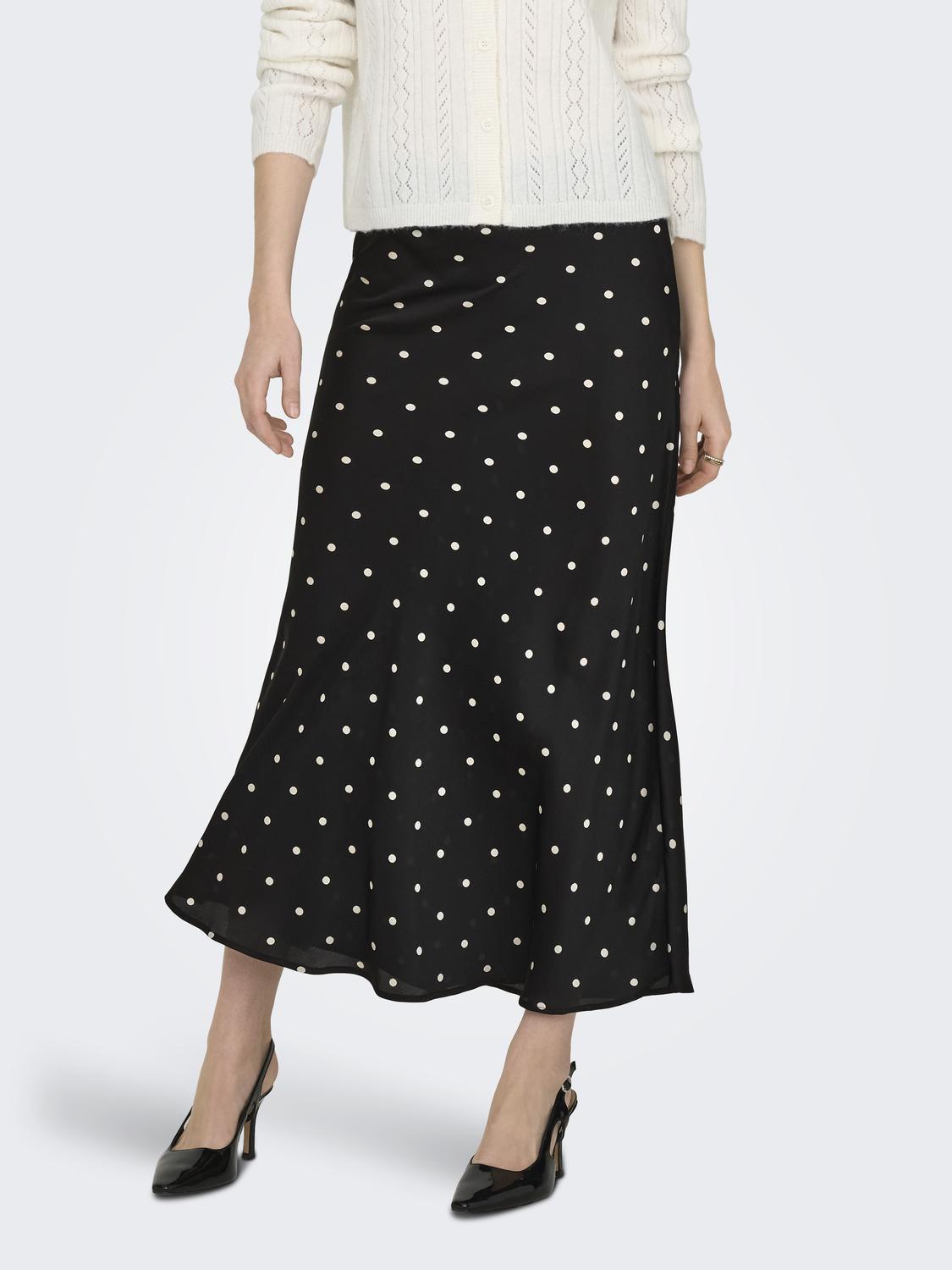 JDYHAILEY SATIN MW MIDI SKIRT WVN EXP
