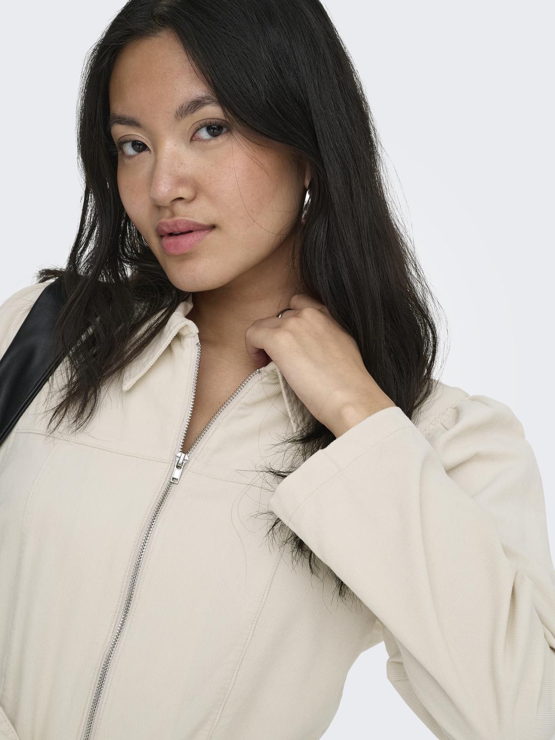 ONLAIME L/S ZIP BELT CORD DRESS PNT - 4