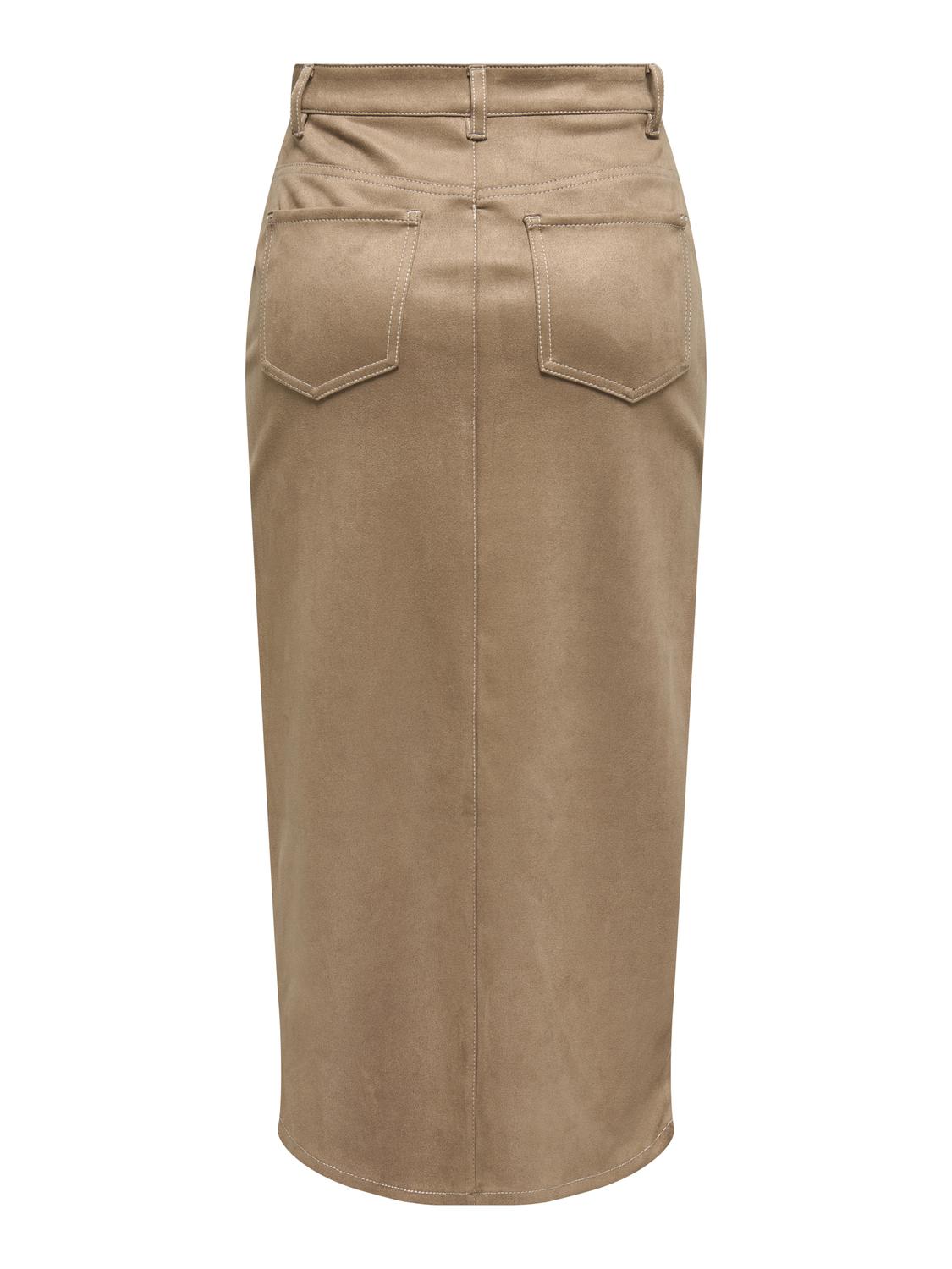 ONLSTINA MW FAUX SUEDE SKIRT CC PNT - 7
