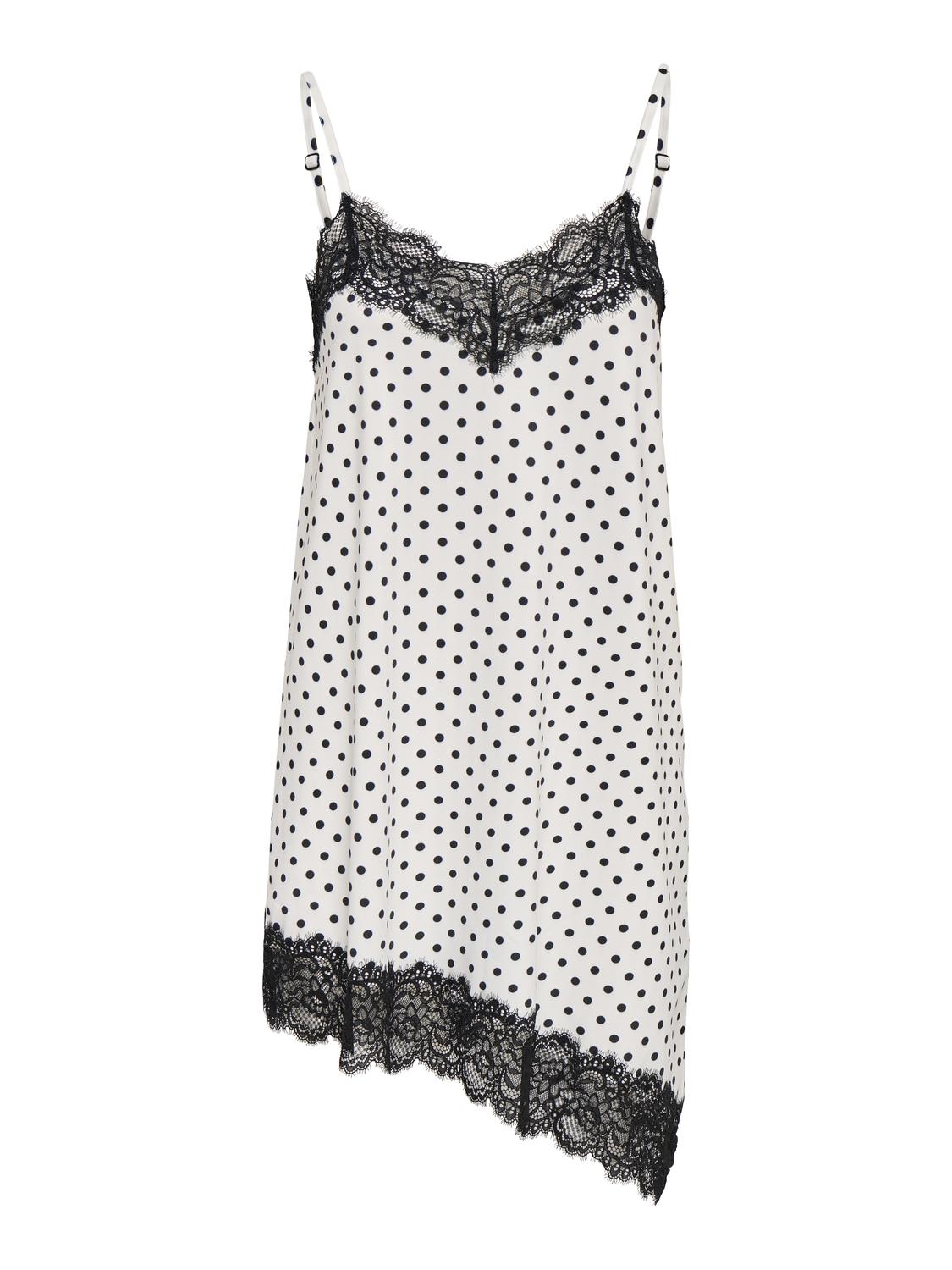PGLONE AOP ASSYMETRIC LACE SINGLET JRS