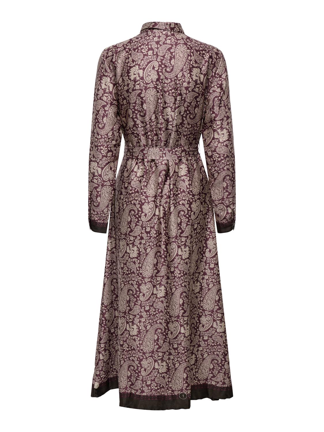 ONLJANE LIFE L/S BELT SHIRT DRESS WVN - 7