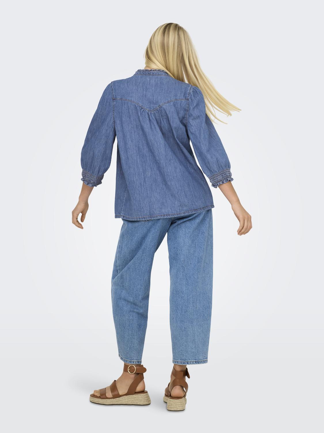 ONLRAYA 3/4 SHIRT DNM AKM NOOS - 2