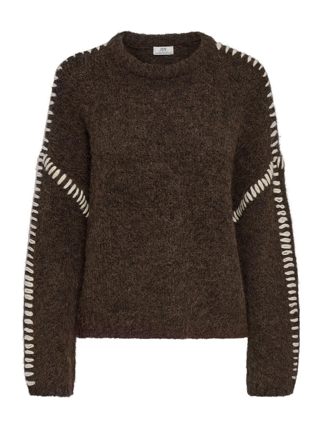 JDYZOEY LIFE L/S WIDE SLEEVE PULLOV KNT