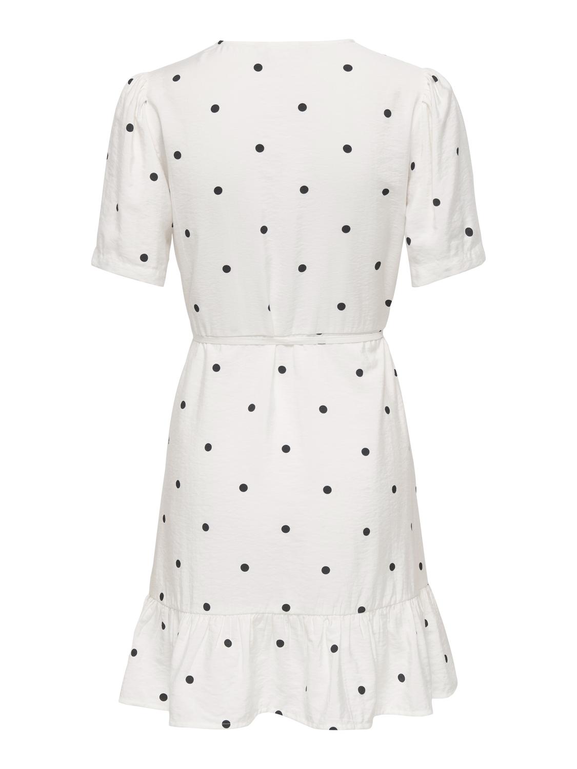 ONLTULI-TUTA S/S V-NECK SHORT DRESS WVN - 7