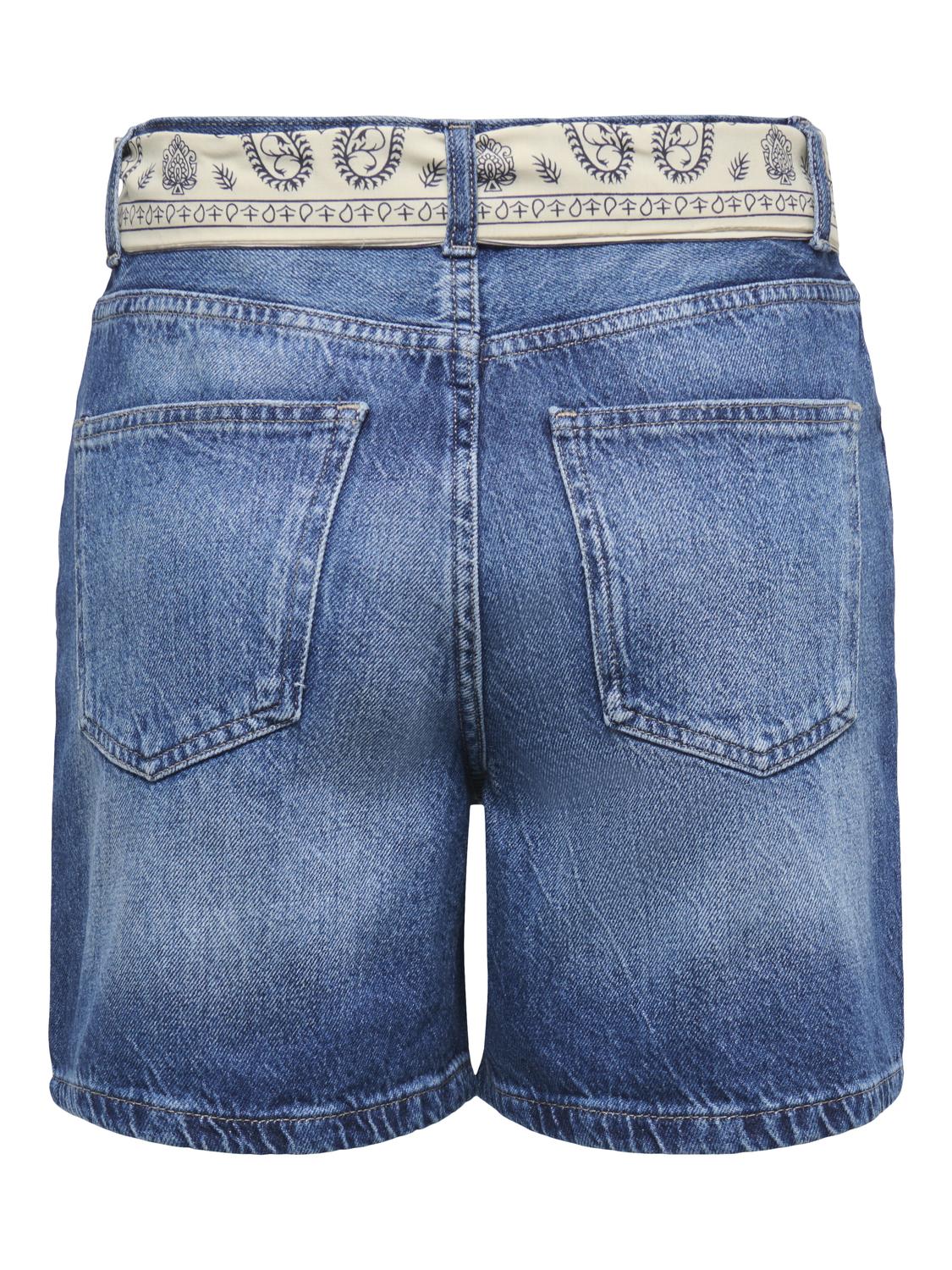 ONLJOSE HW SCARF DNM SHORTS AZG - 7
