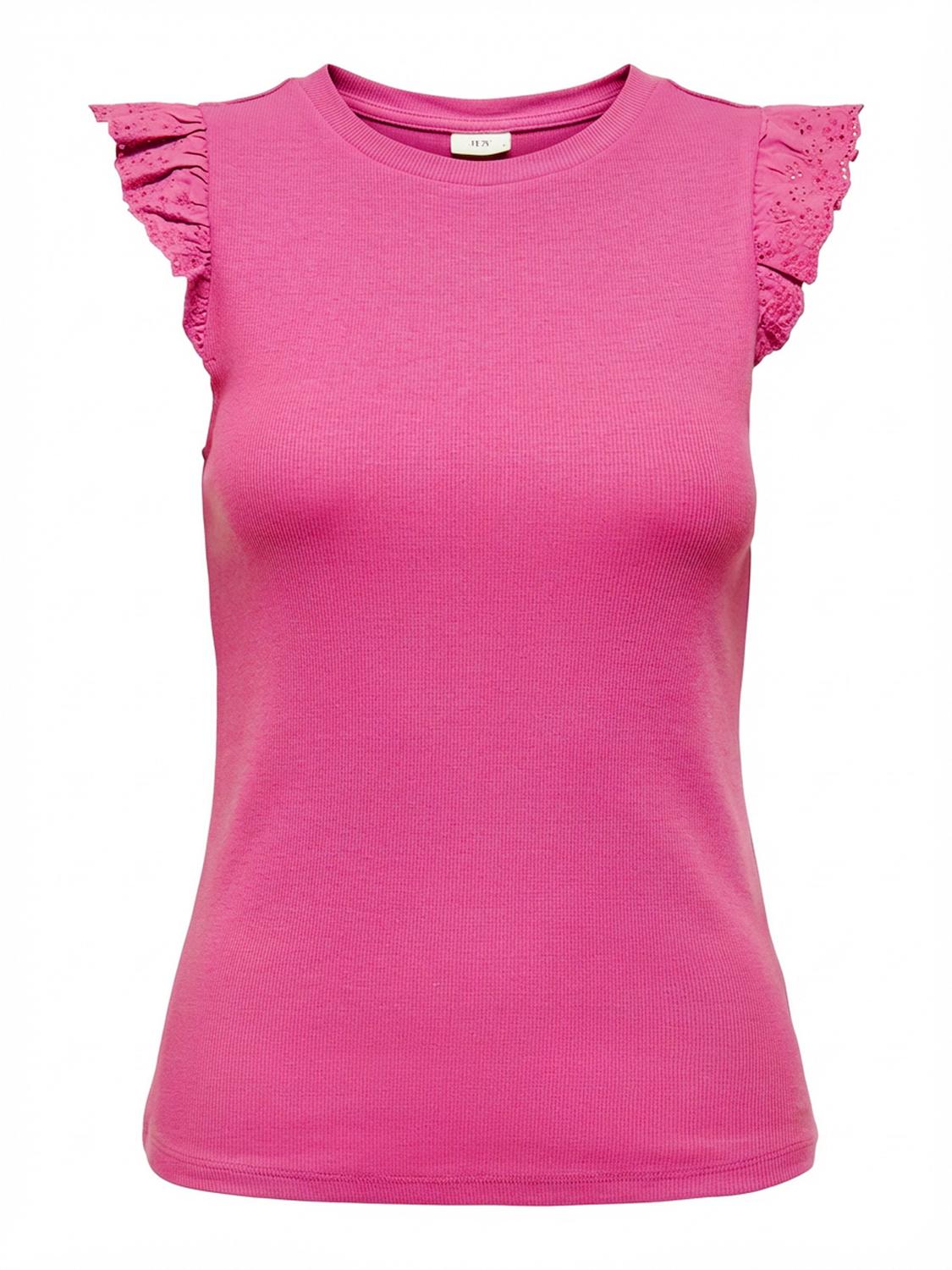 JDYSOFIA S/L FRILL TOP JRS DIA