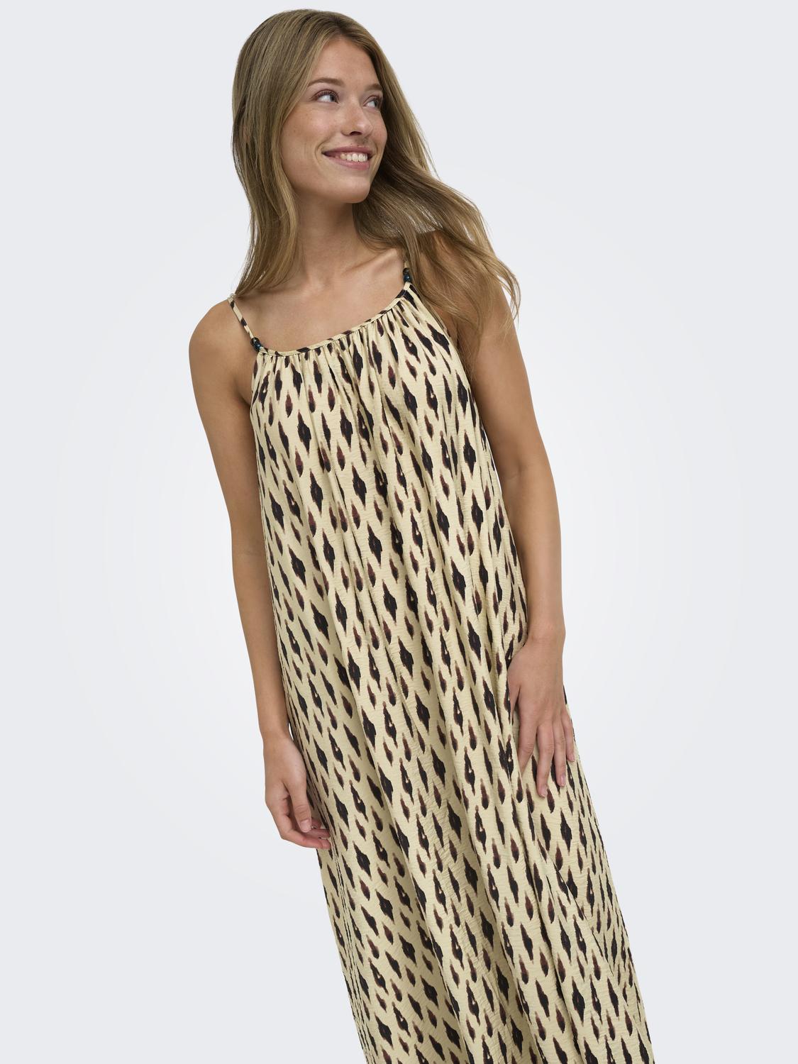 ONLINES ELANOR S/L LONG DRESS WVN EX - 4