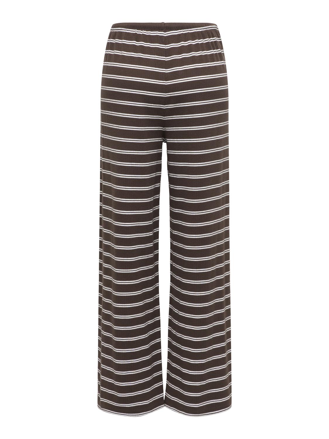 ONLSAGA Loose Fit Strikkede Bukser med Snøre Detalje - 3