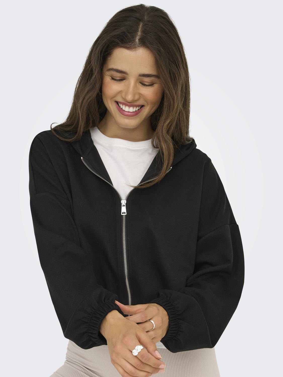 ONLSCARLETT L/S ZIP-HOOD SWT - 5