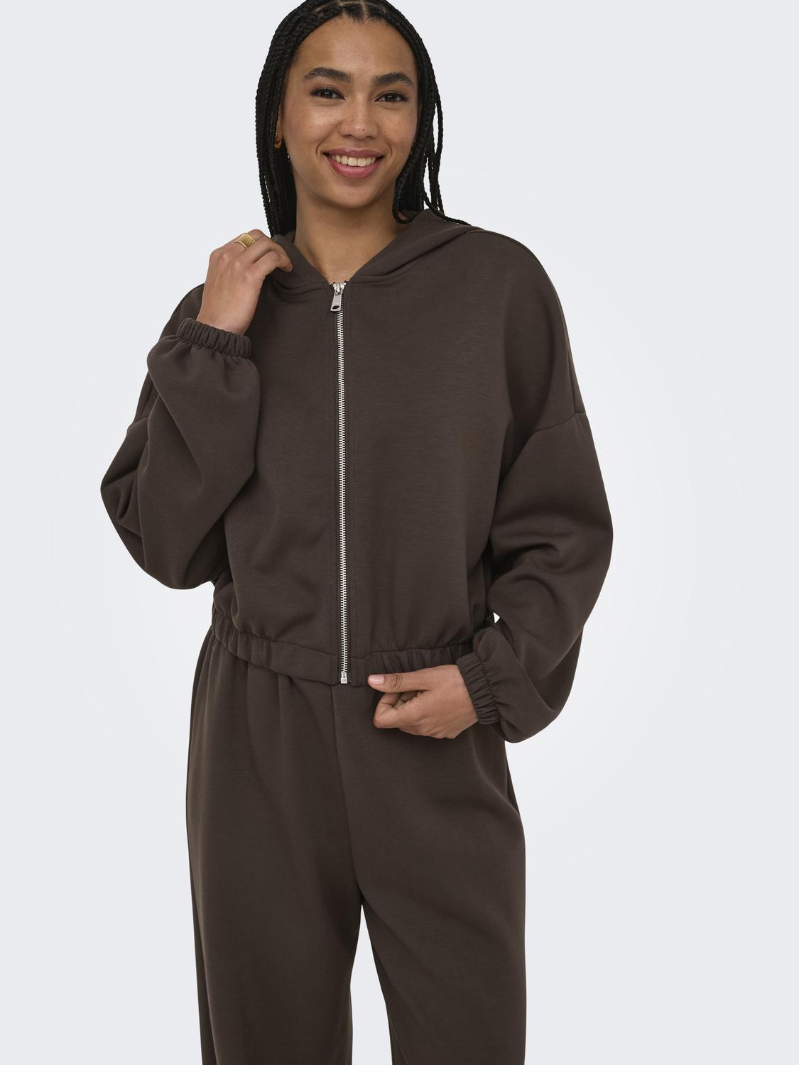 ONLSCARLETT L/S ZIP-HOOD SWT - 5