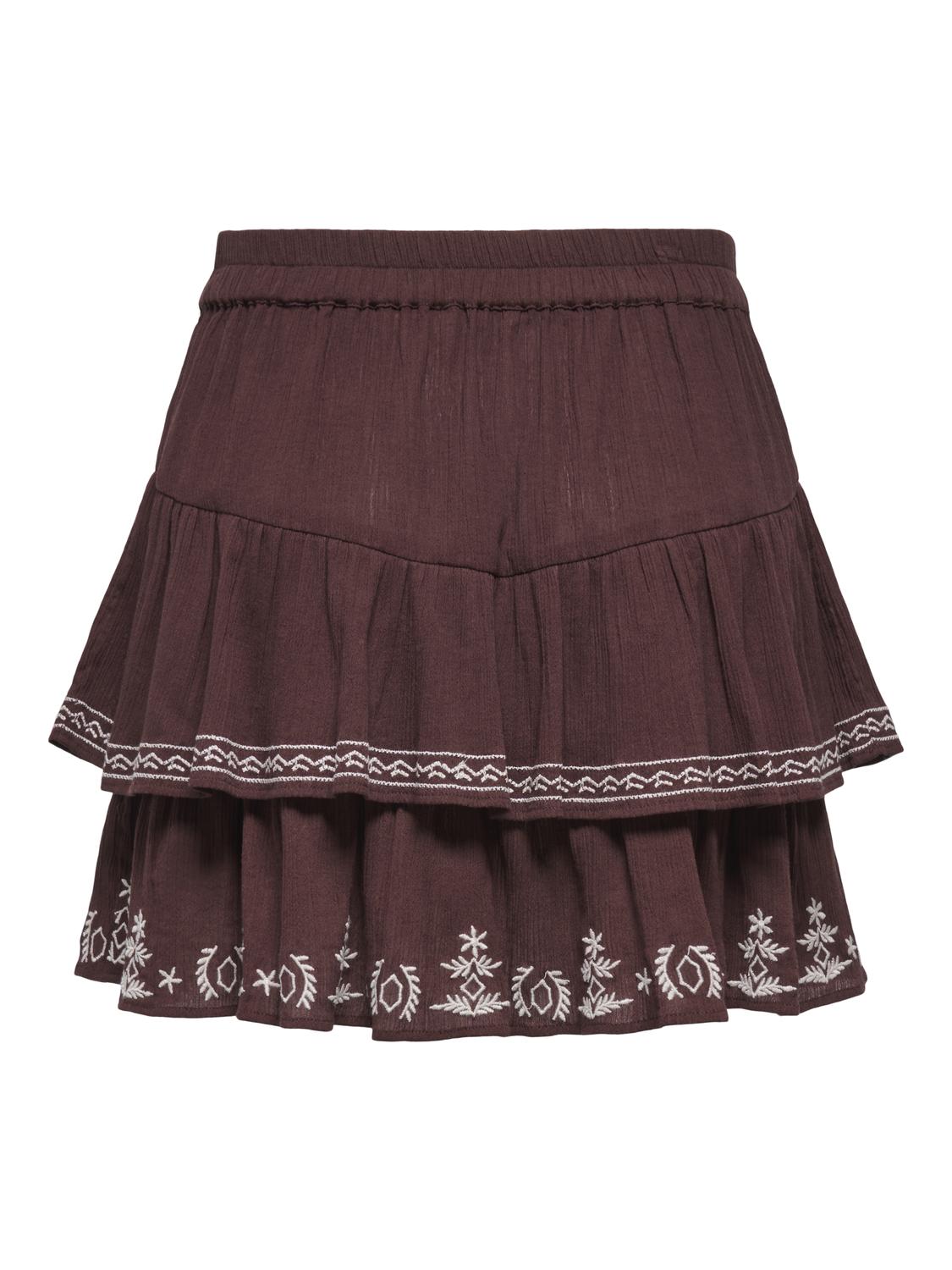 PGCARMEN EMB SHORT SKIRT WVN - 3