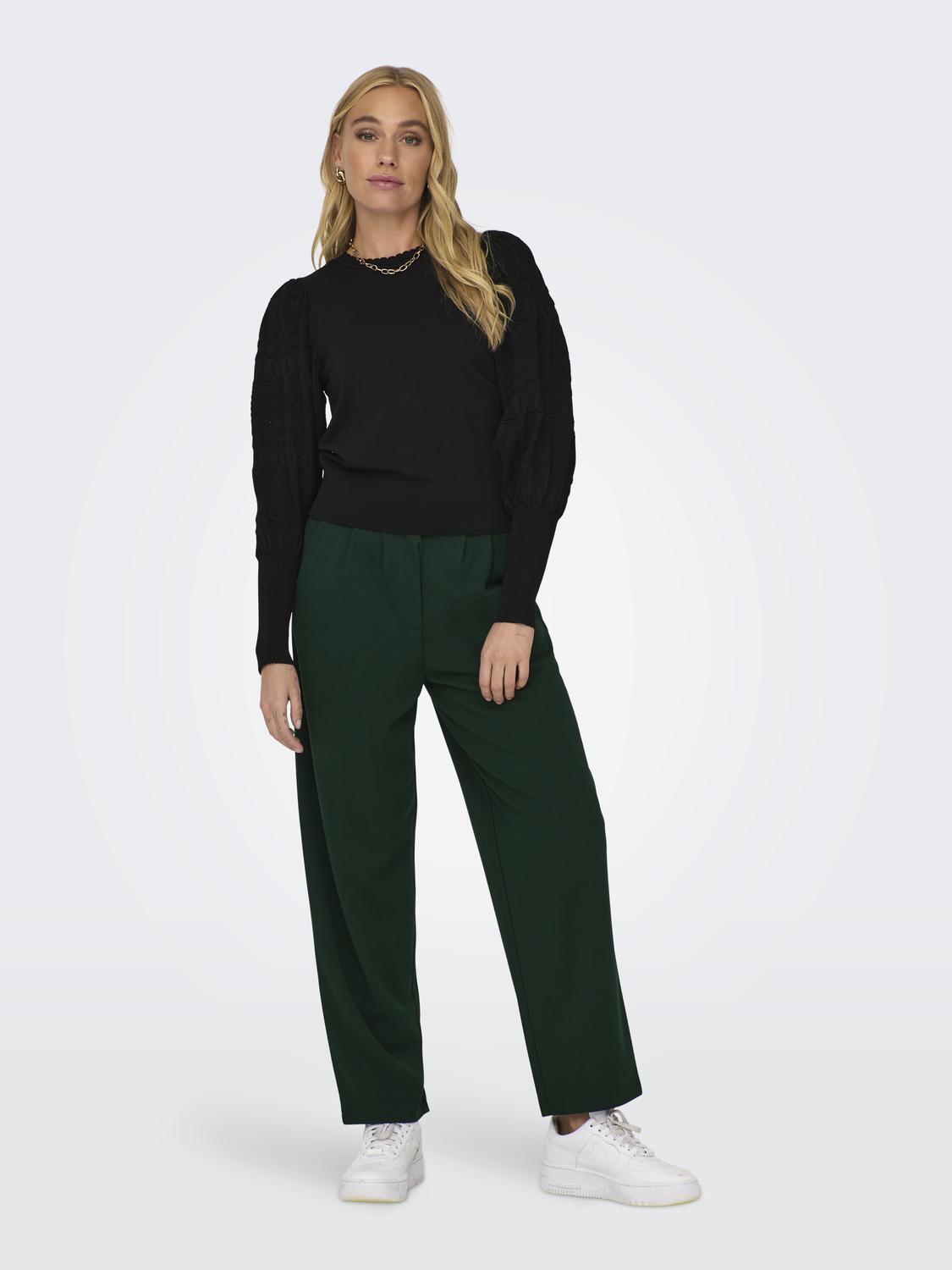 ONLMELITA L/S O-NECK PULLOVER RP KNT - 6