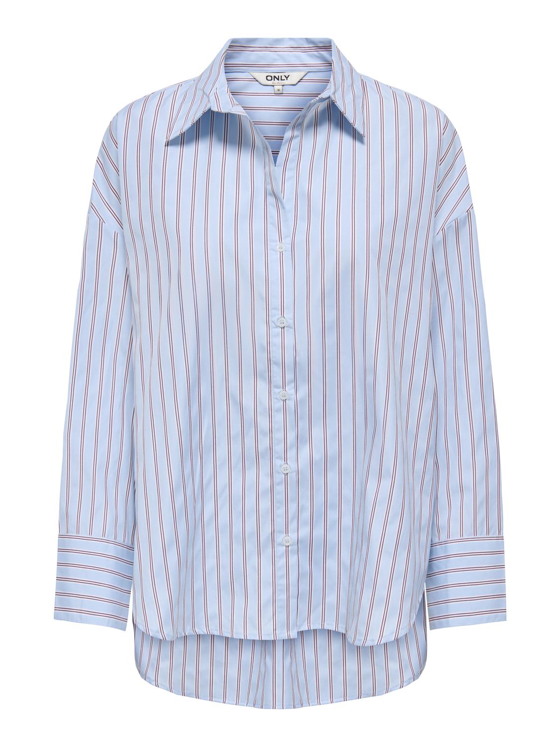 ONLOREGON ALVA LS REG SHIRT NOOS WVN - 3