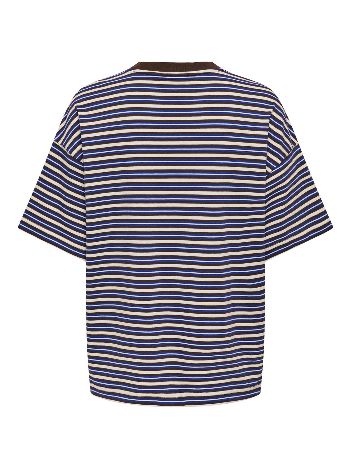 PGLISA STRIPE S/S TOP JRS - 3