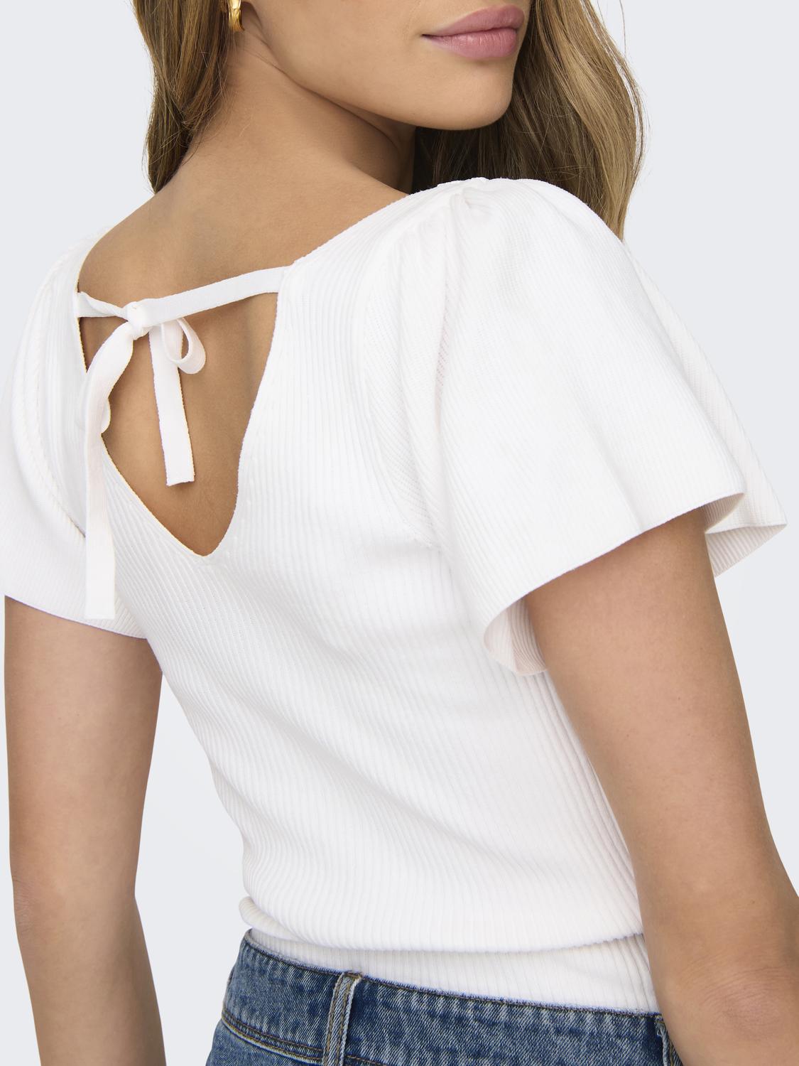 ONLLEELO Ribbet topp - 5