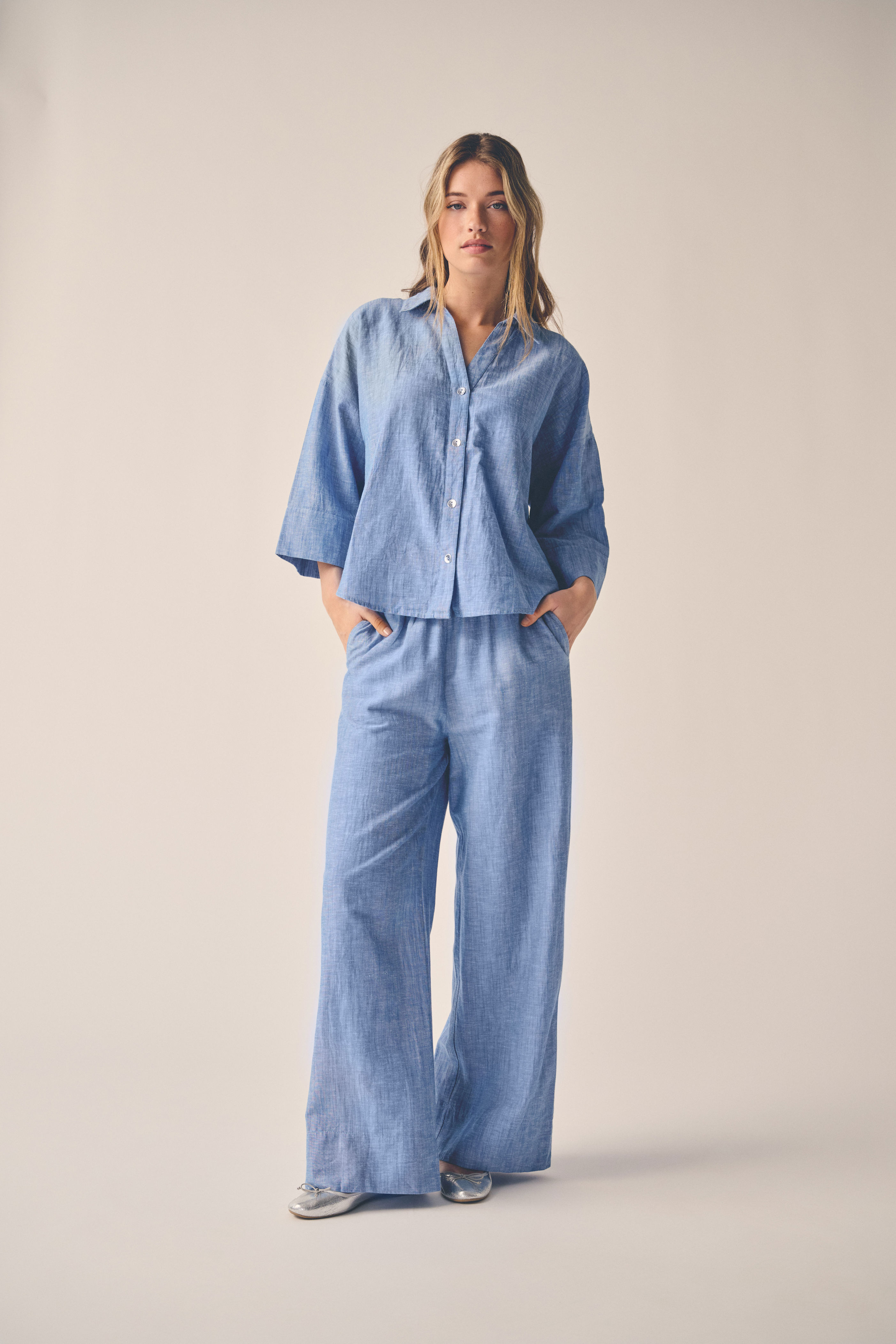 PGZIRA MELANGE PANTS WVN