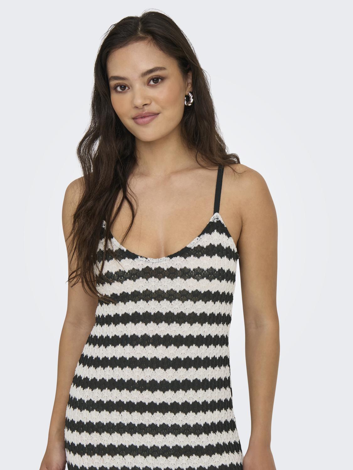 ONLEVARA S/L STRIPE DRESS JRS NOOS - 5