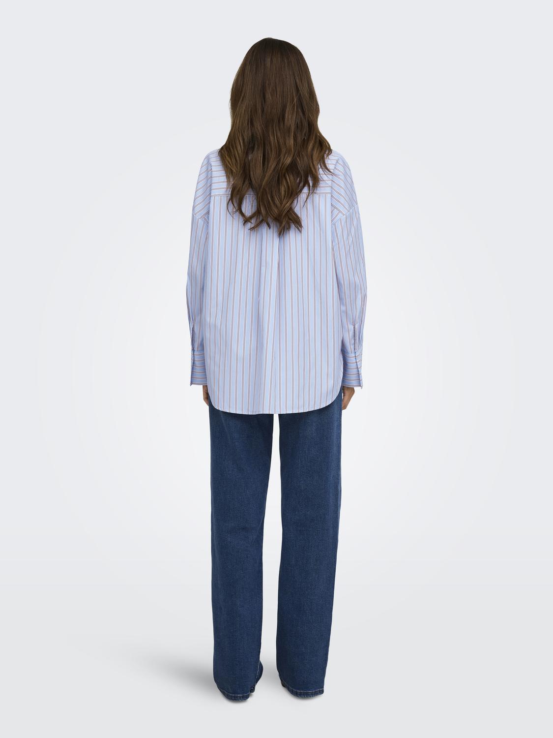 ONLOREGON ALVA LS REG SHIRT NOOS WVN - 2