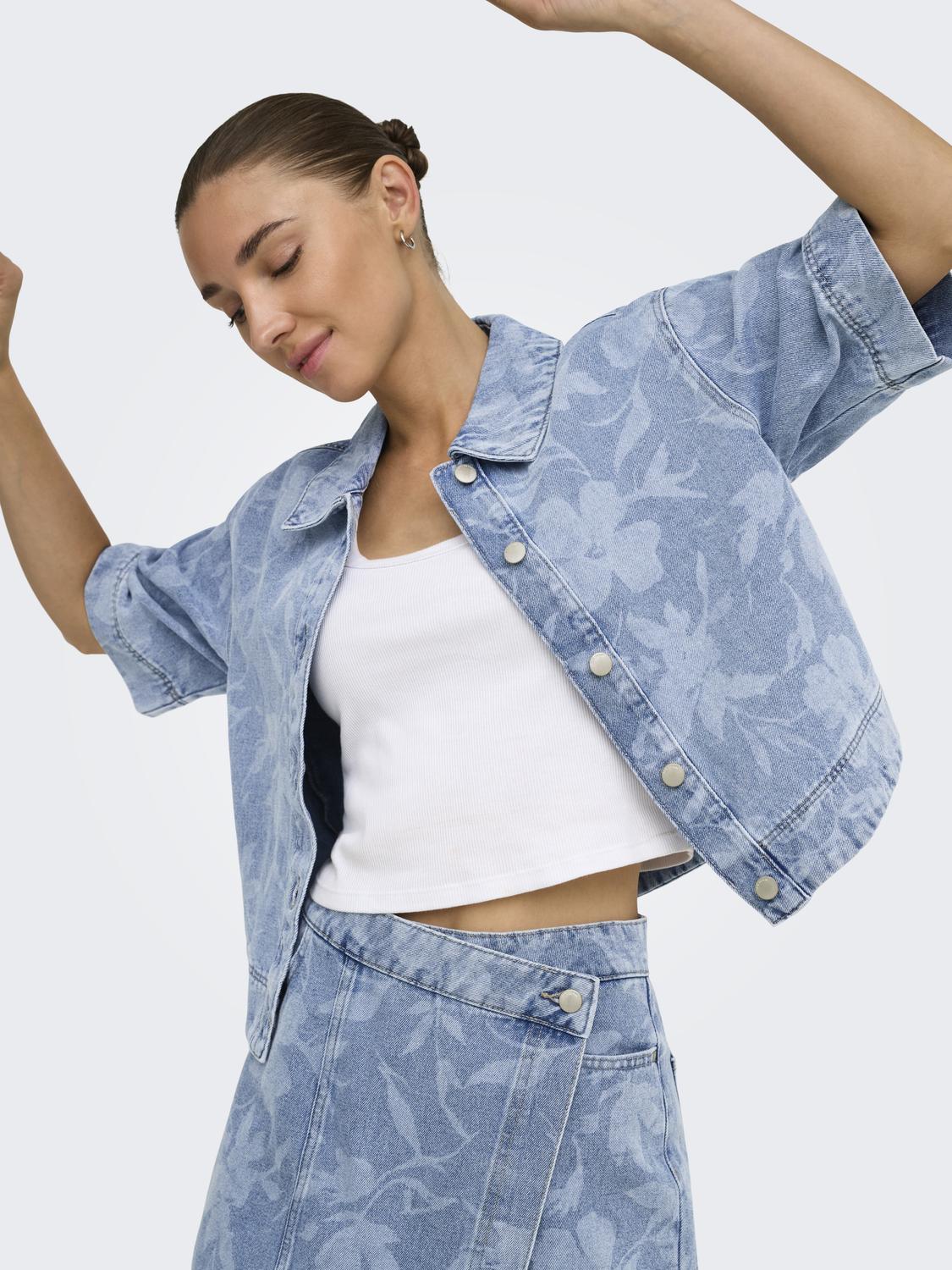 JDYSANSA SS SHIRT LASER PRINT DNM - 4