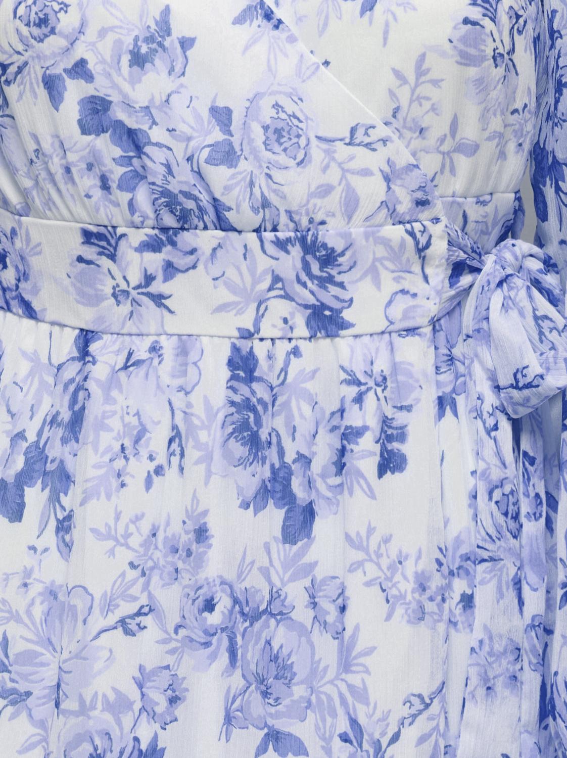 ONLMIRIAM LS WRAP MIDI DRESS CS WVN - 2