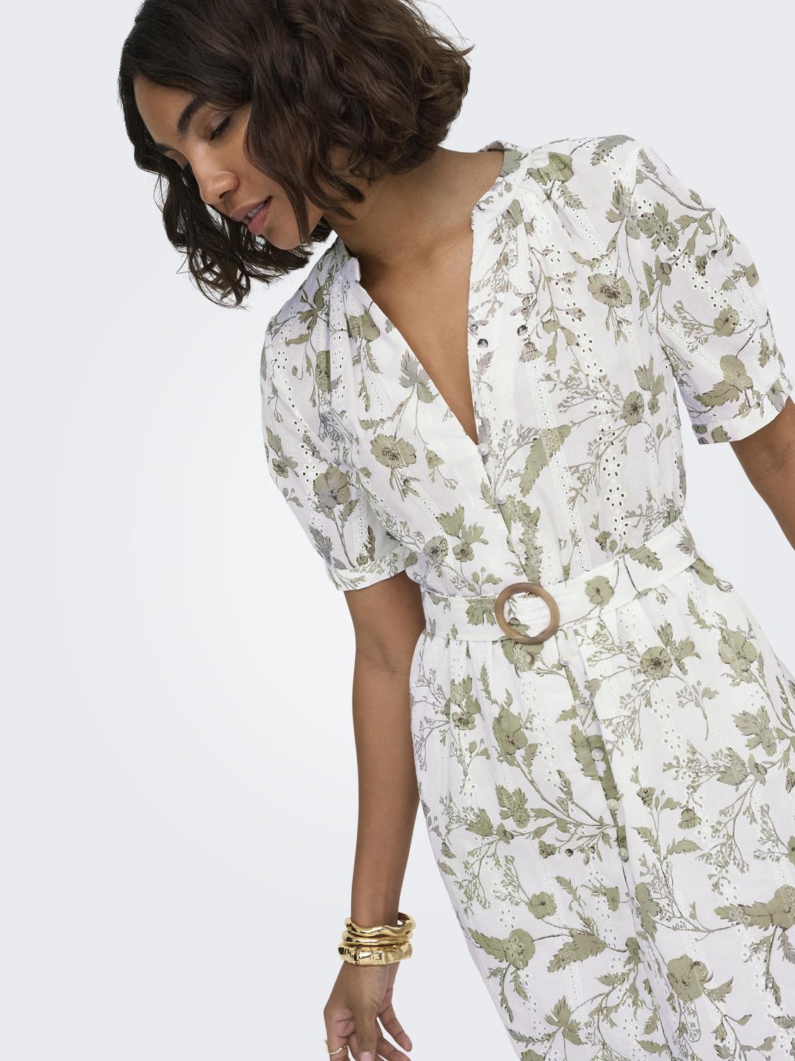 ONLNATHY S/S SHORT BELT DRESS WVN EX - 4