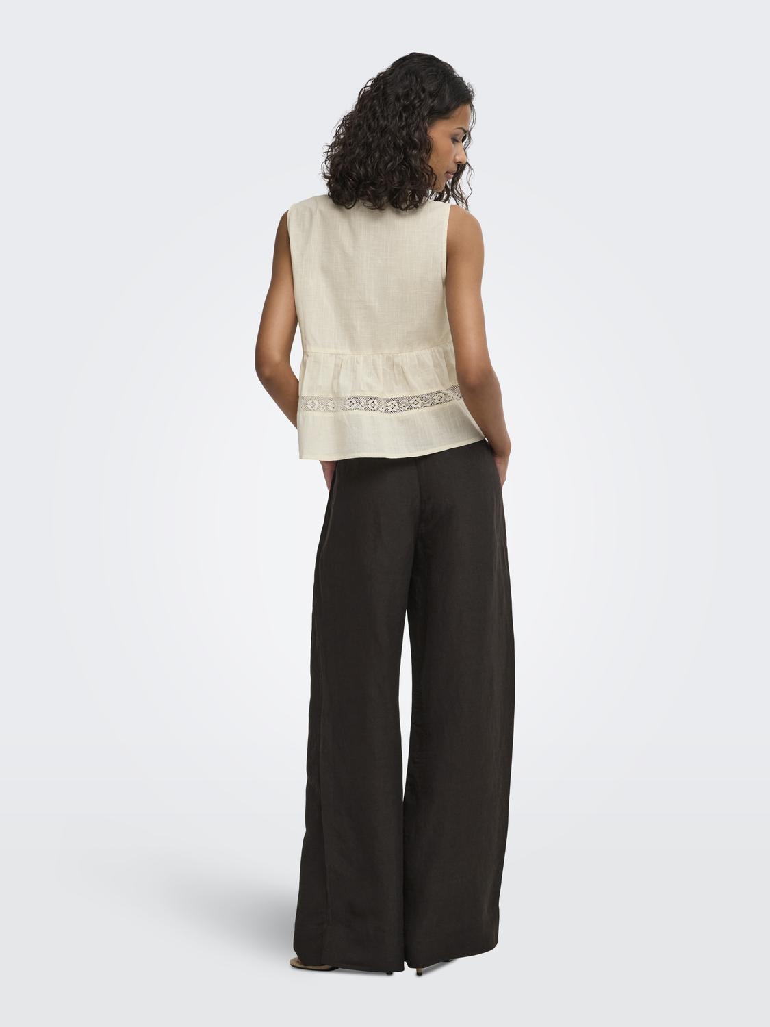 JDYMADDIE S/L TIE TOP WVN EXP - 2
