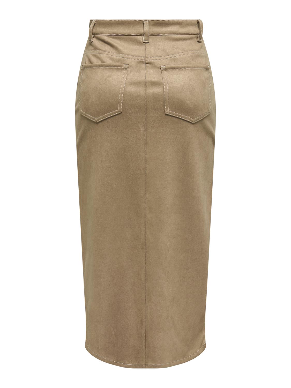ONLSTINA LIFE MW FAUX SUEDE SKIRT PNT 2 - 7
