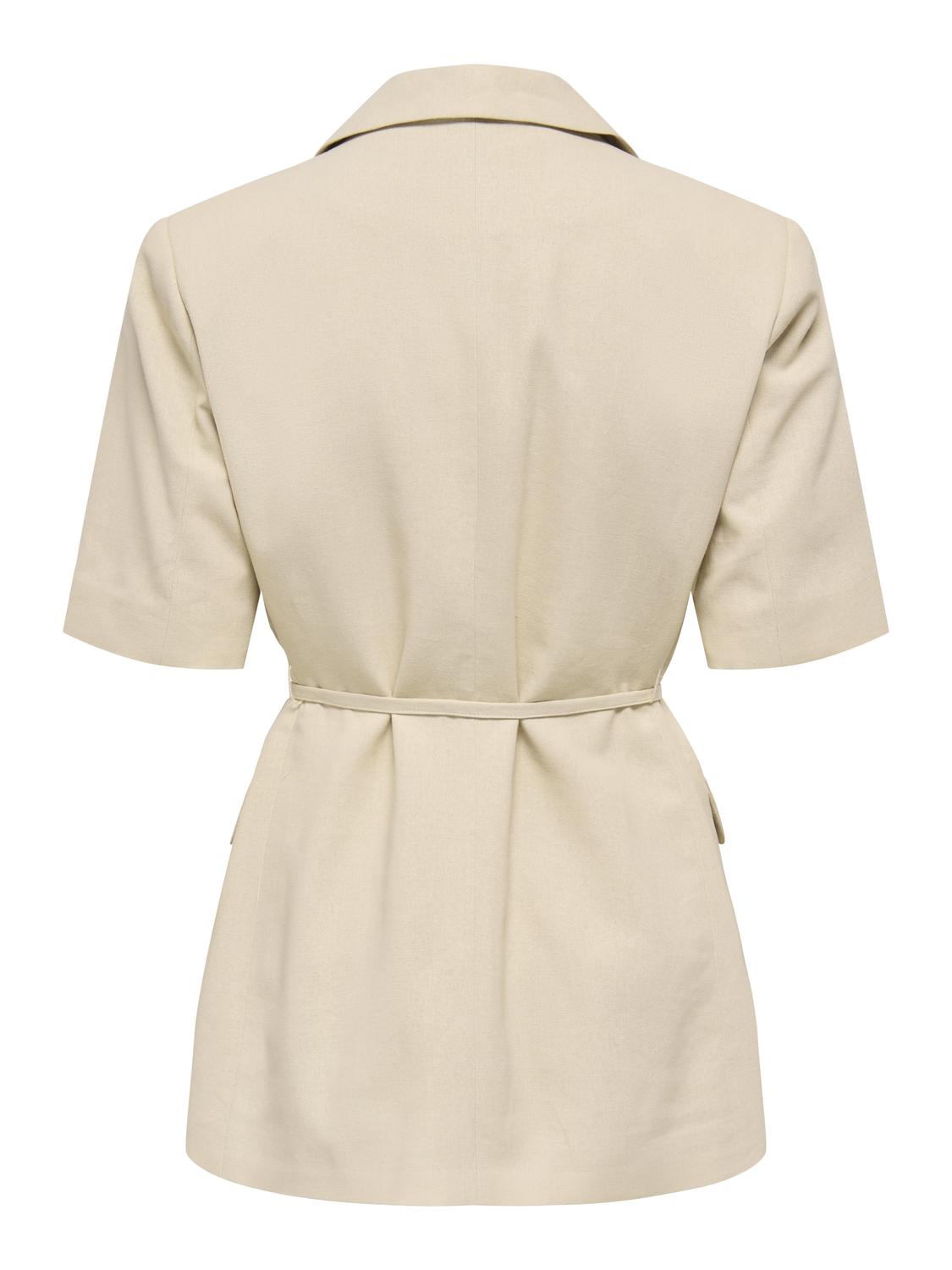JDYNAOMI LINEN S/S BELT BLAZER TLR - 7