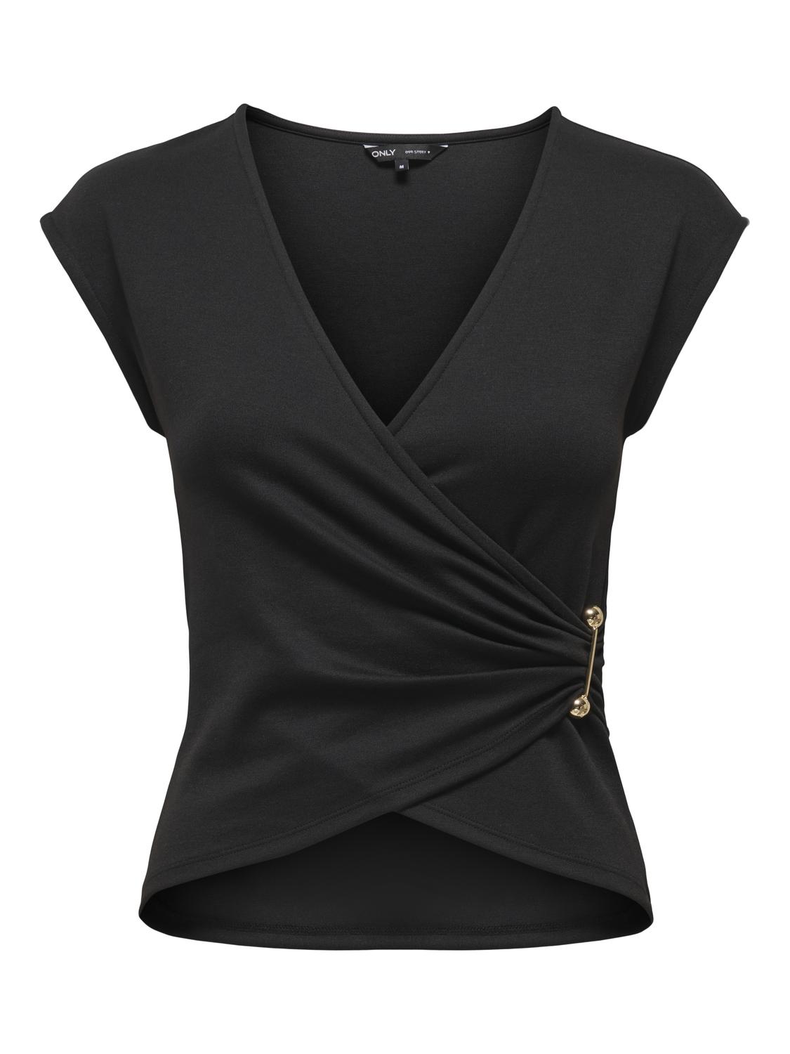 PGMATILDA S/L DRAPED TOP JRS